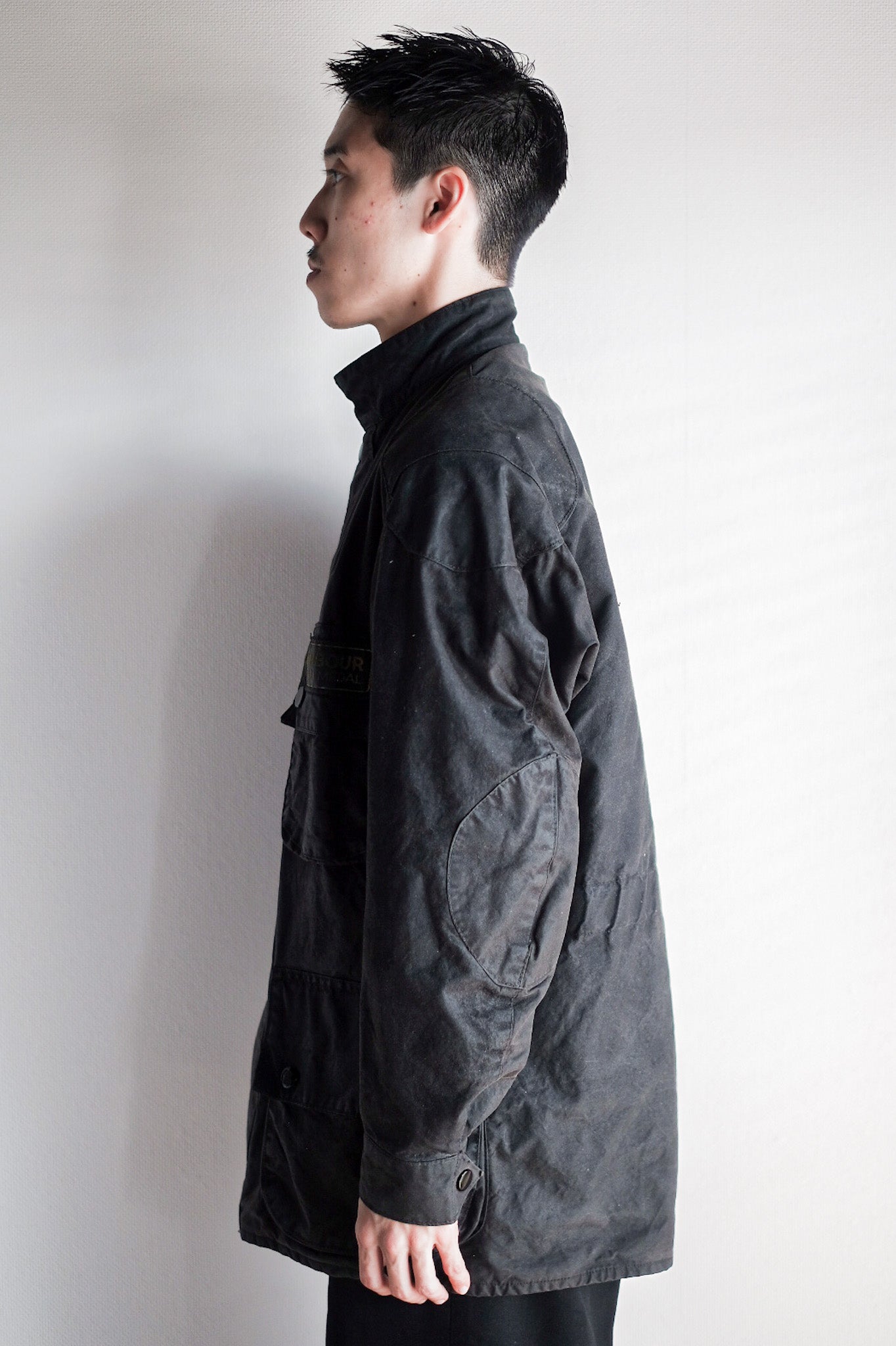 【~70's】Vintage Barbour Waxed Jacket "Unknown Model" 1 Crest