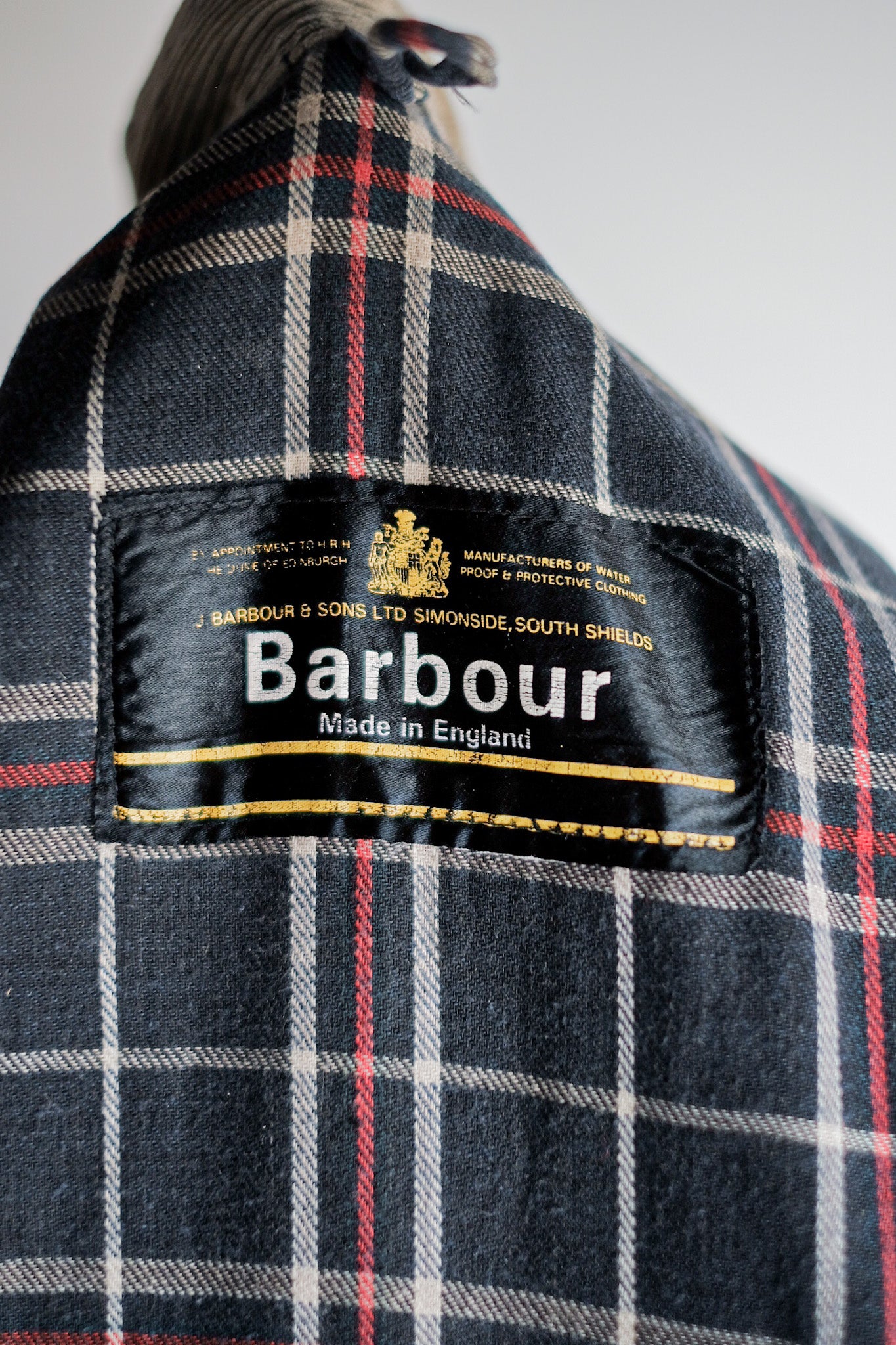【~70's】Vintage Barbour Waxed Jacket "Unknown Model" 1 Crest