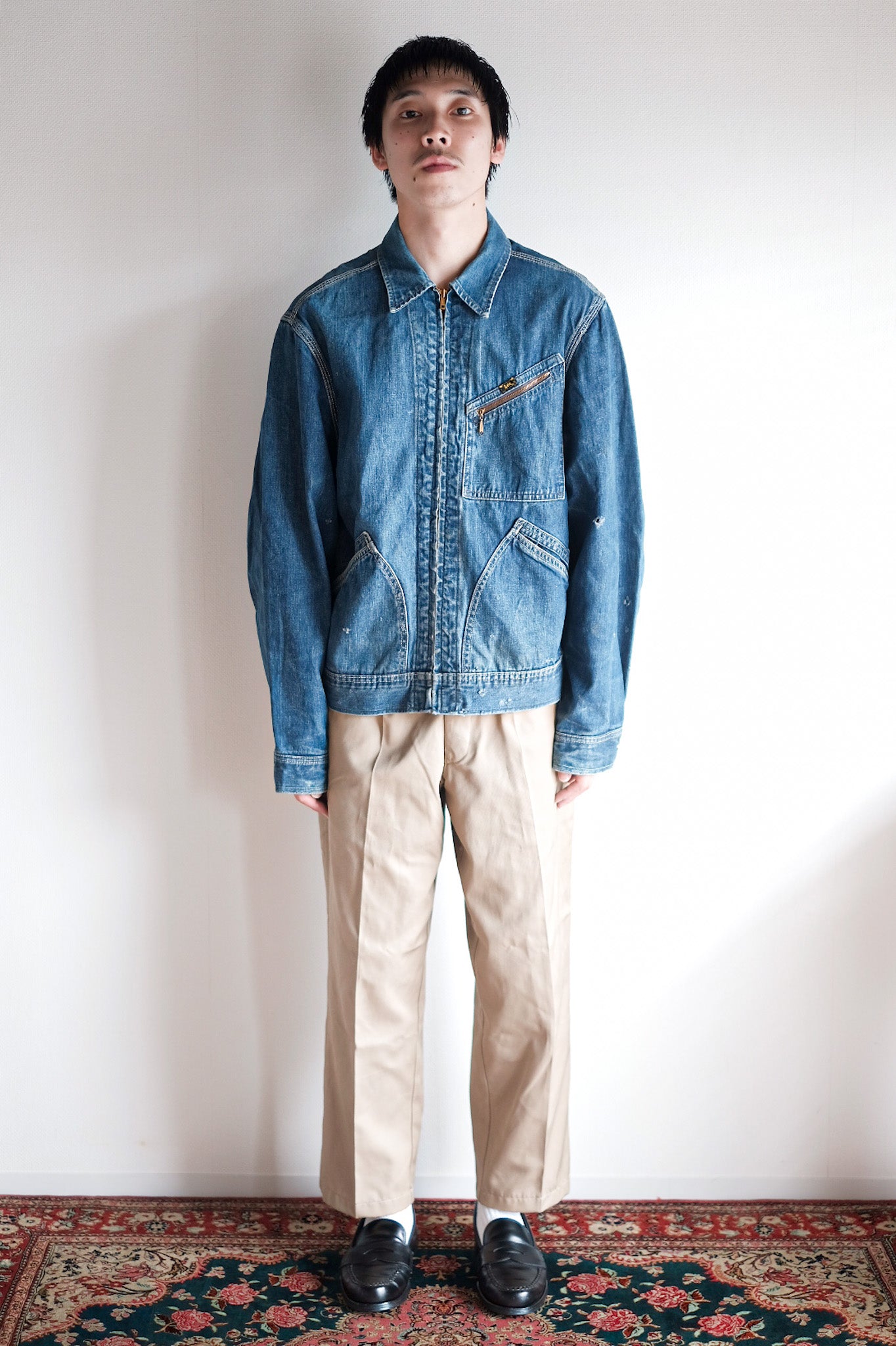 【~60's】Vintage LEE 91-B Denim Jacket Size.40R
