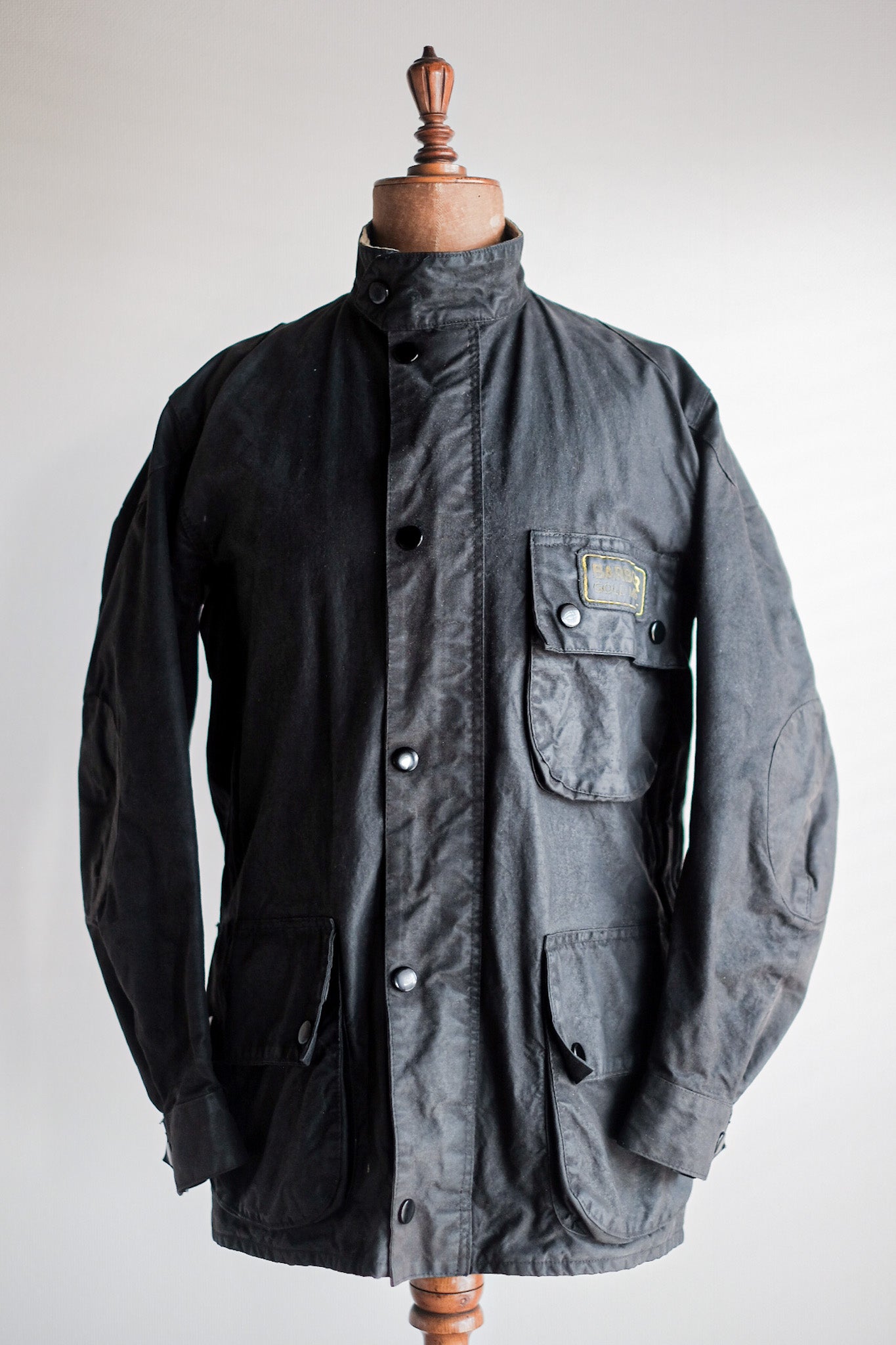 【~70's】Vintage Barbour Waxed Jacket "Unknown Model" 1 Crest