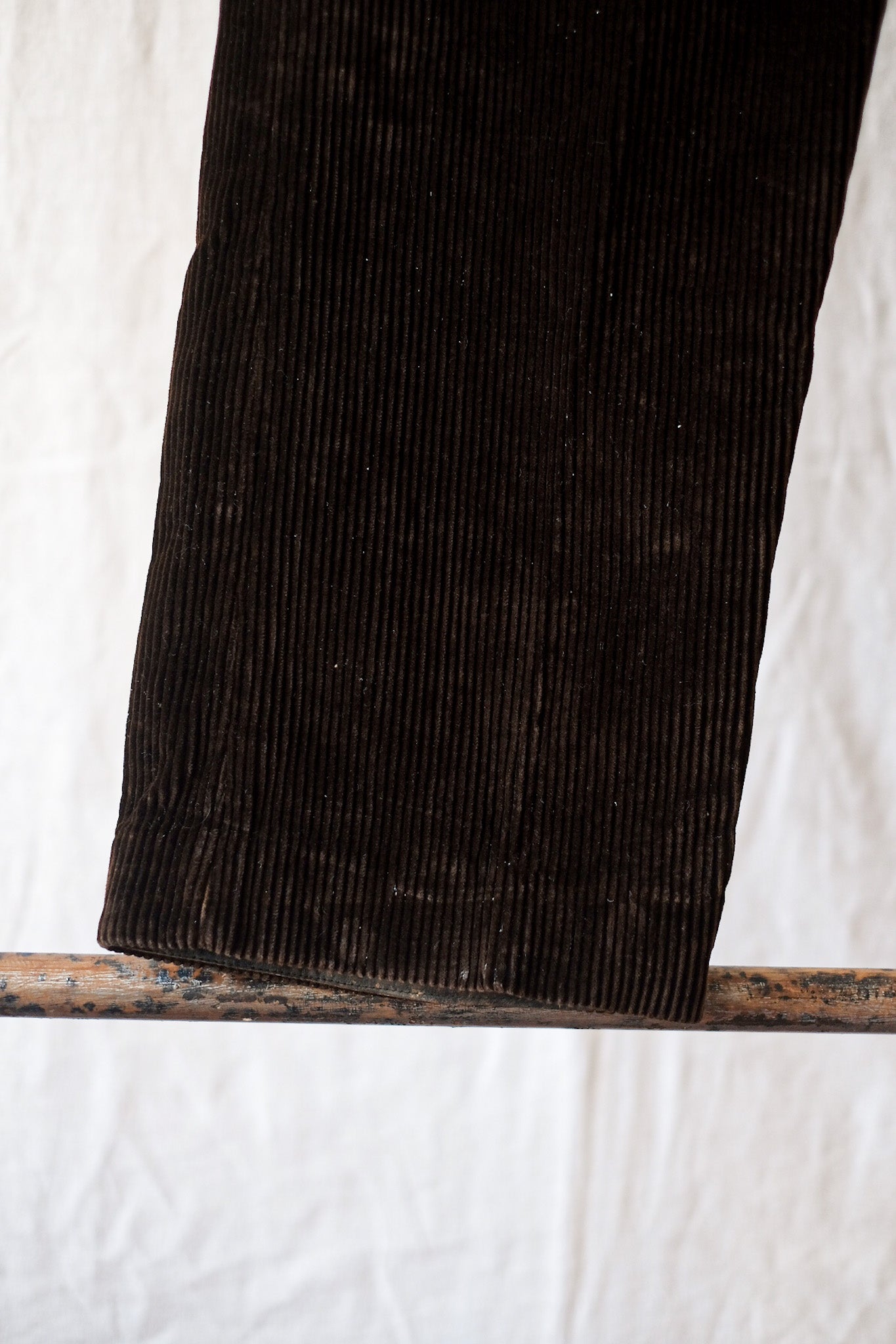 【~30's】French Vintage Brown Corduroy Work Pant