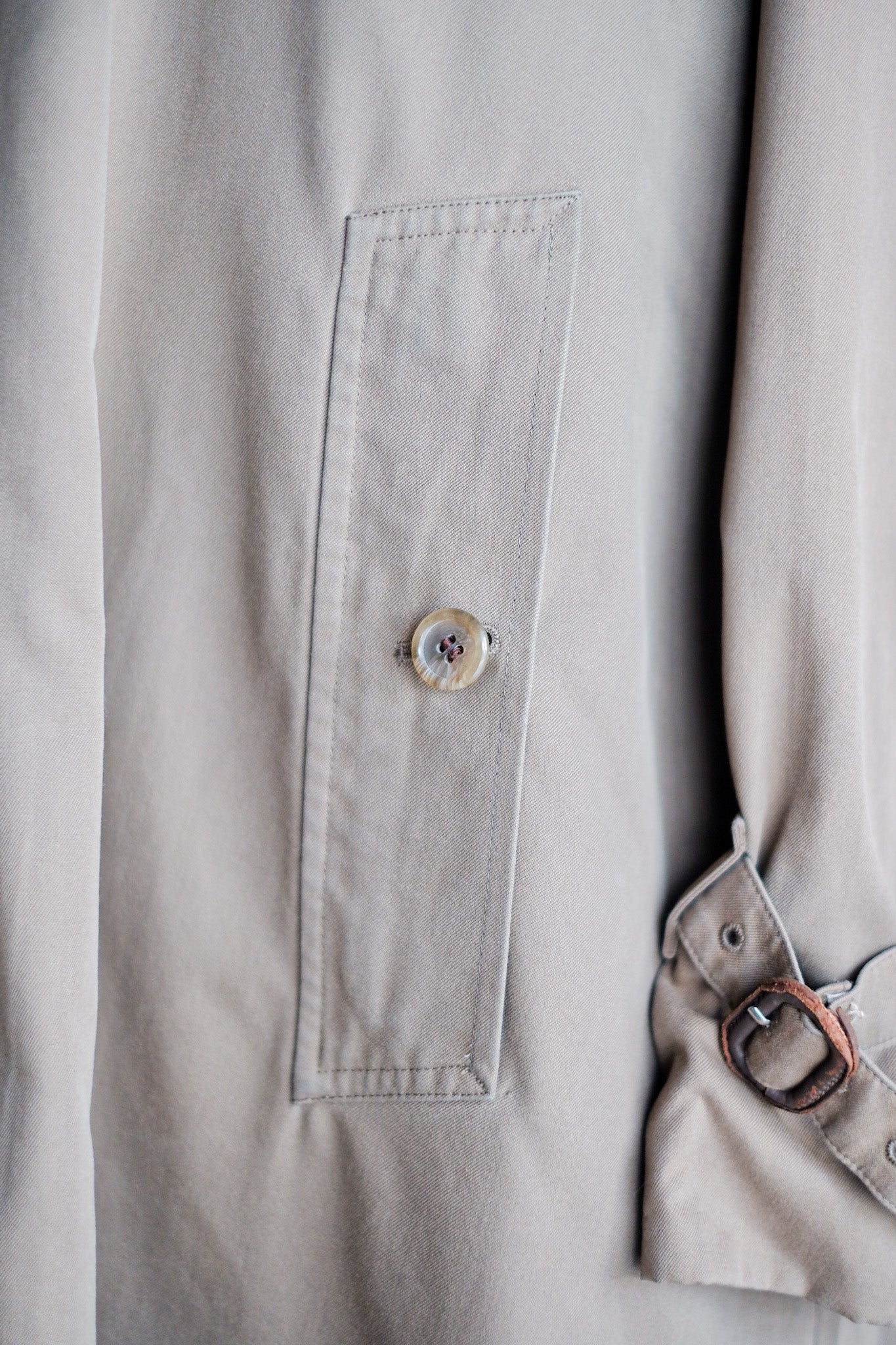 【~70's】Vintage Burberry's Single Raglan Rider Coat With Liner "JENS SORENSEN & CO. 別注"