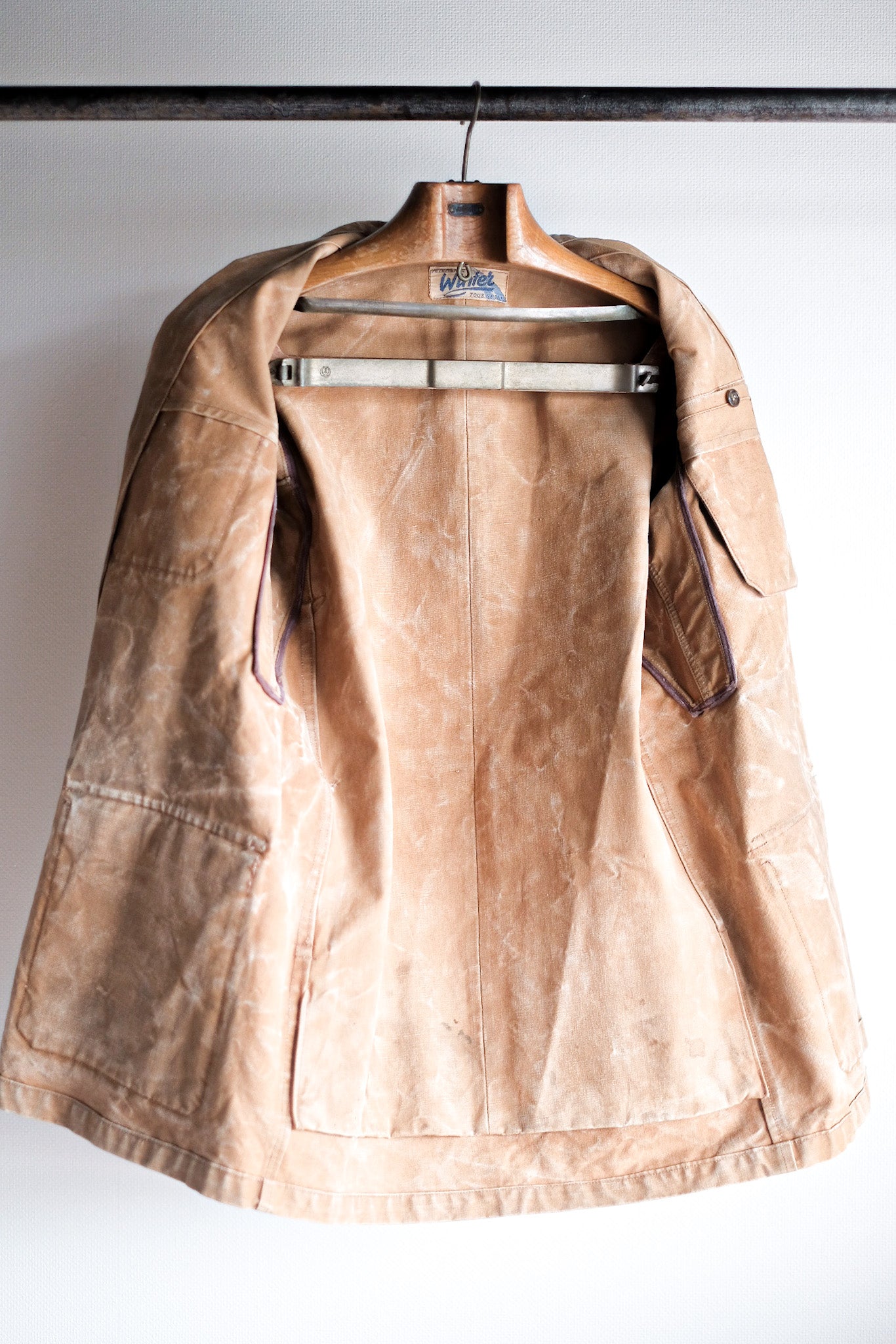 【~40's】French Vintage Cotton Canvas Hunting Jacket