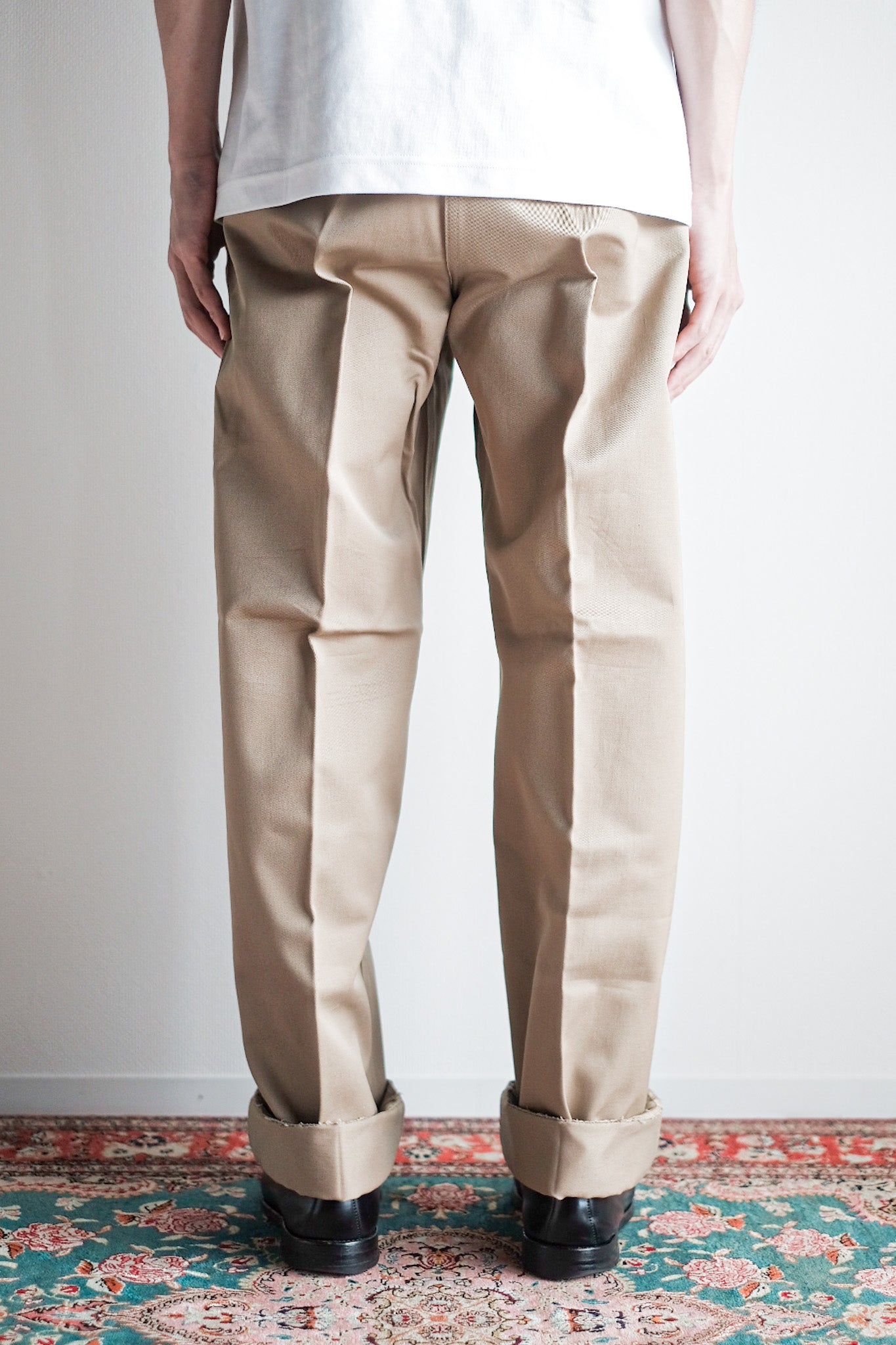 【~60's】French Army M52 Chino Trousers Size.80M "Dead Stock"