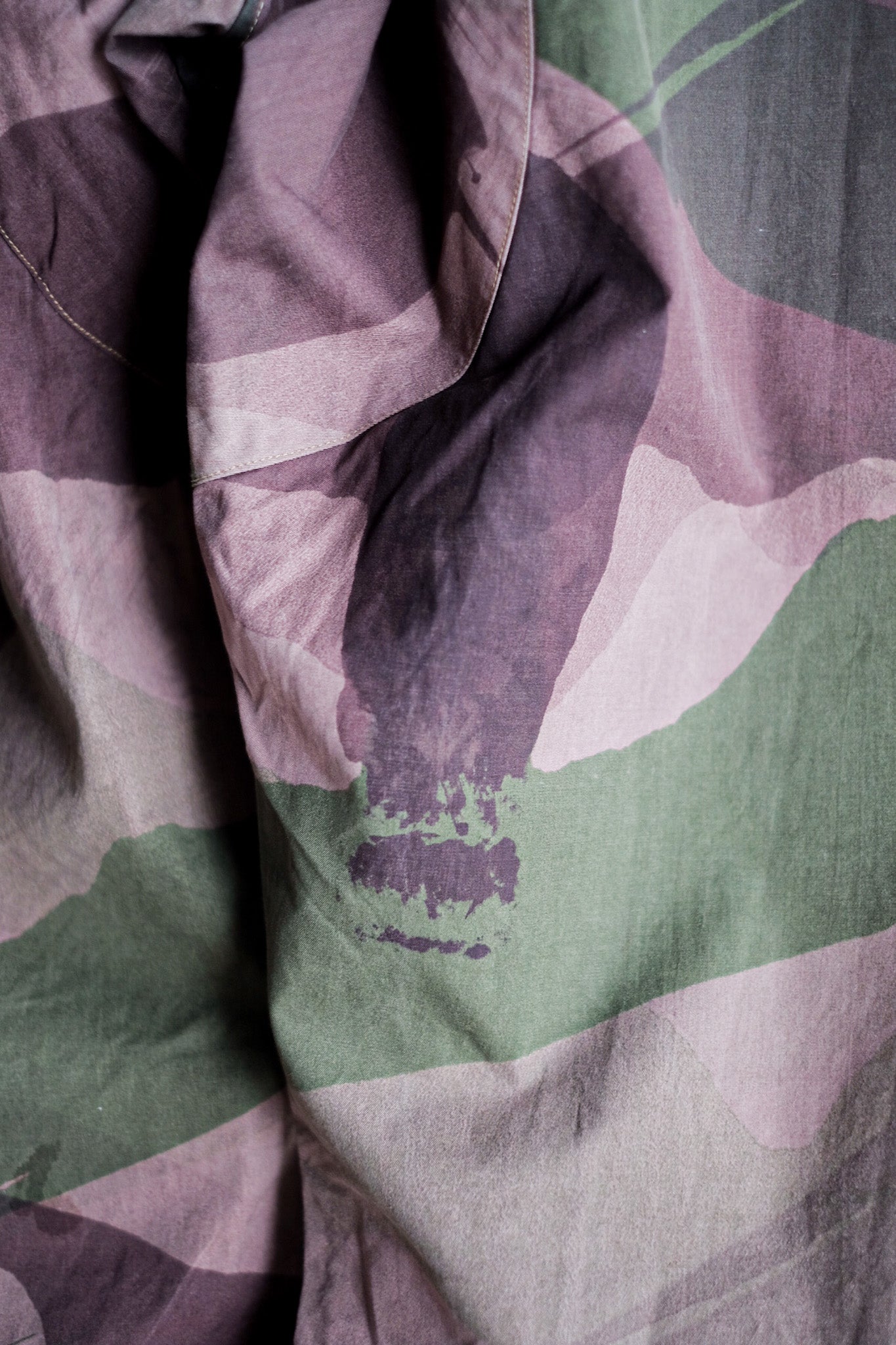 【~40's】British Army SAS Camouflaged Windproof Trousers Size.4 "Unusual Type" "Dead Stock"