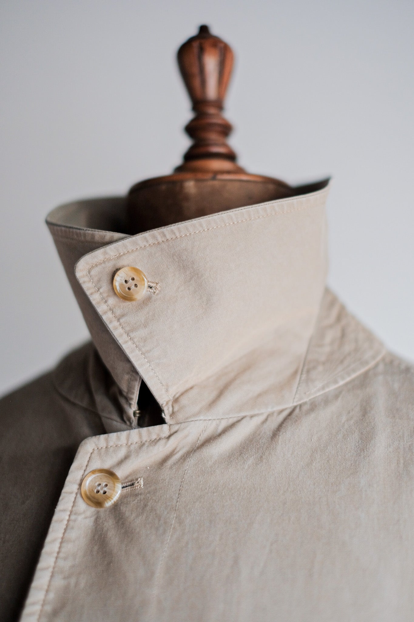 【~80's】Vintage Burberry's Single Raglan Rider Coat C100