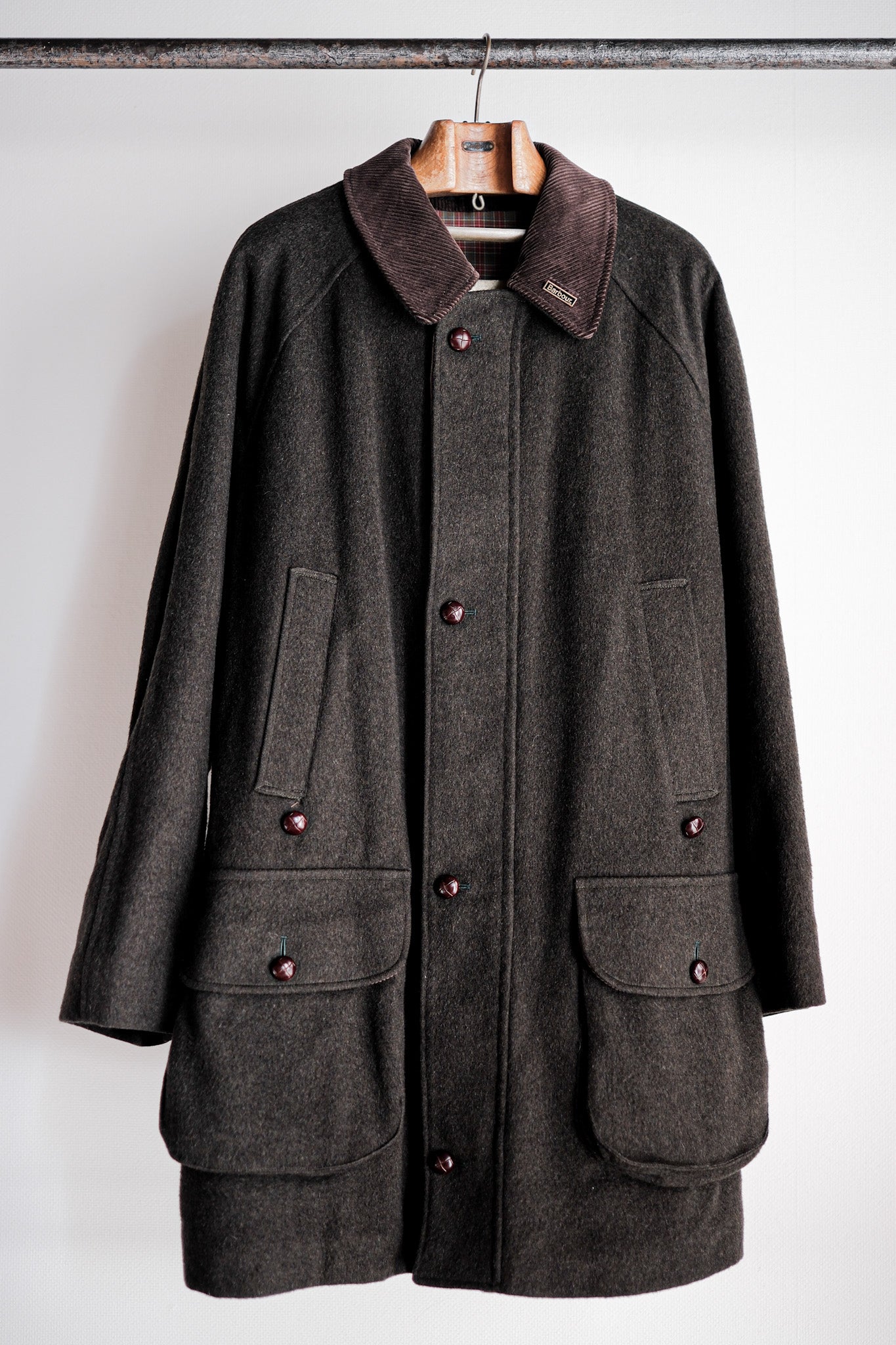 【~90's】Vintage Barbour "LODEN JACKET" 3 Crest Size.42