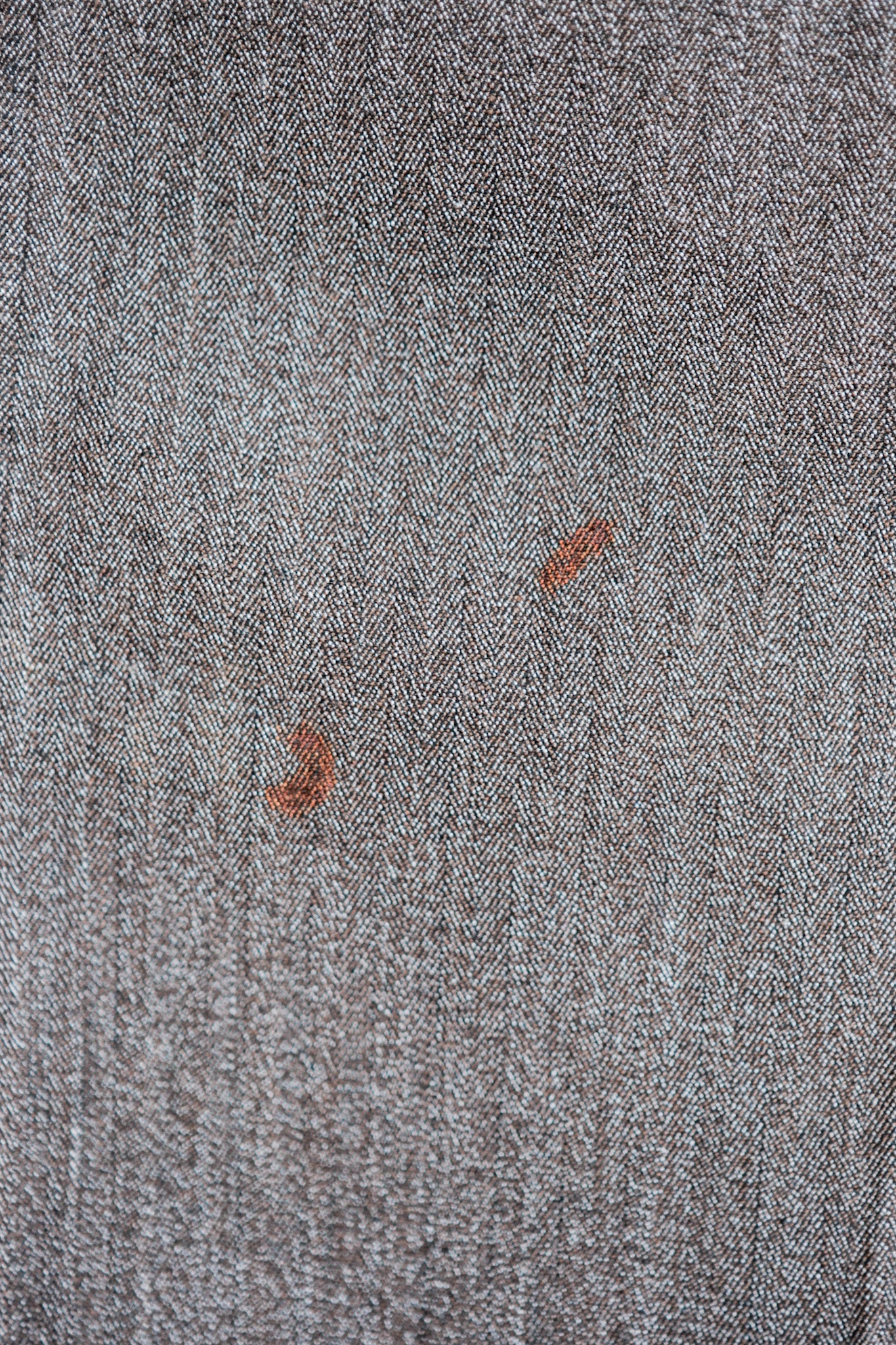 【~20's】French Vintage Brown Salt & Pepper Cotton HBT Work Pants