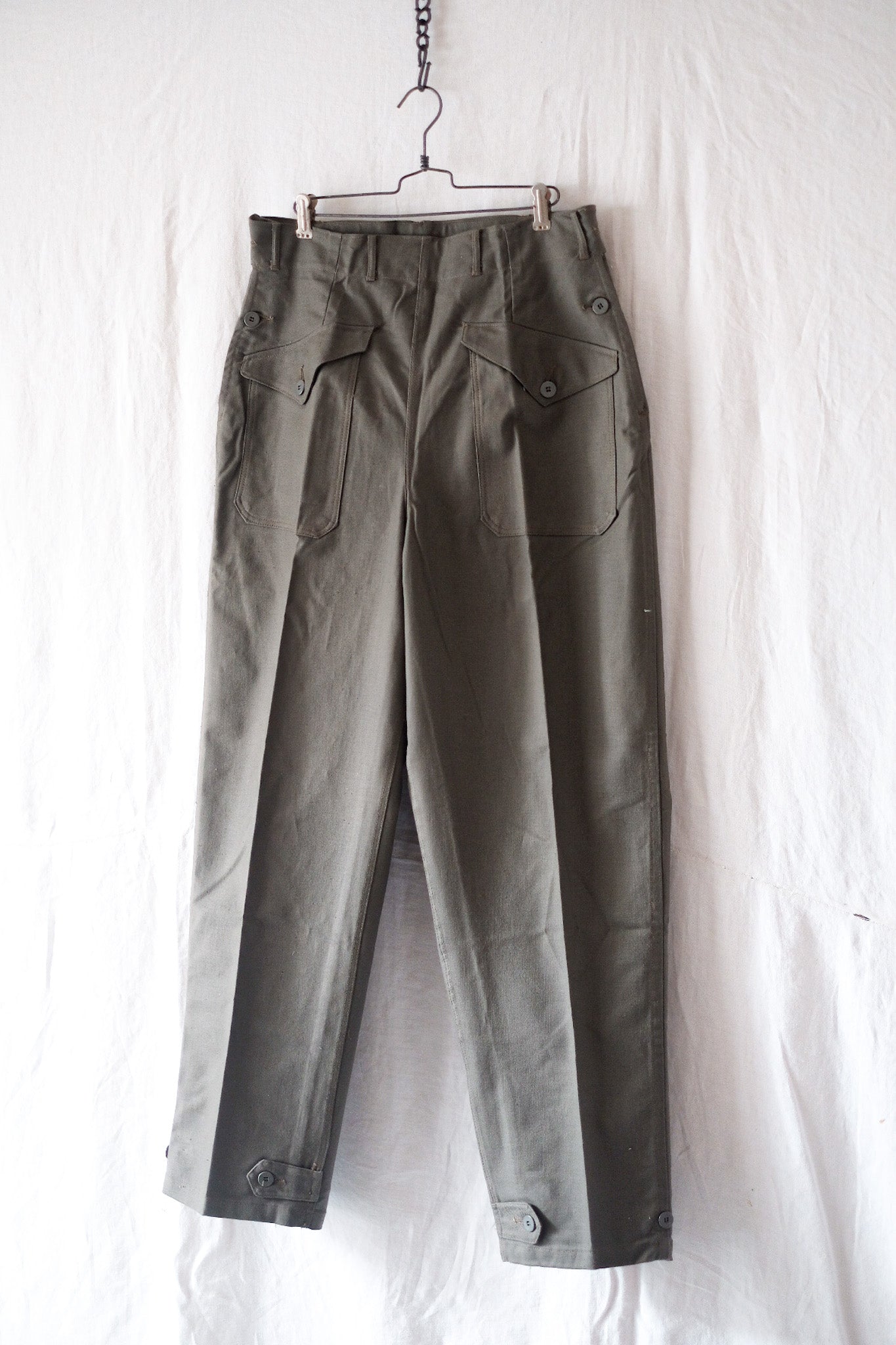 【~50's】Swedish Army M39 Trousers "Dead Stock"