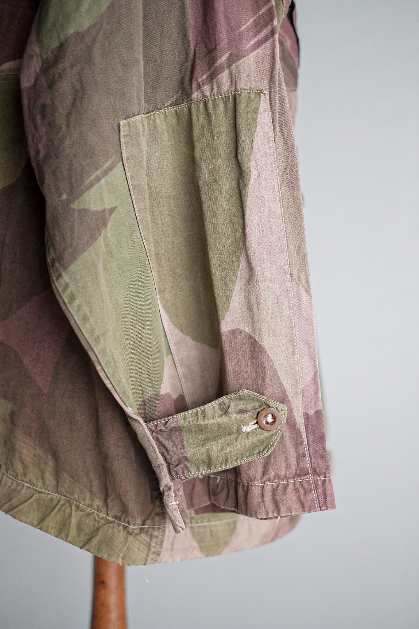 【~40's】British Army SAS Camouflaged Windproof Smock Size.7 "Dead Stock"