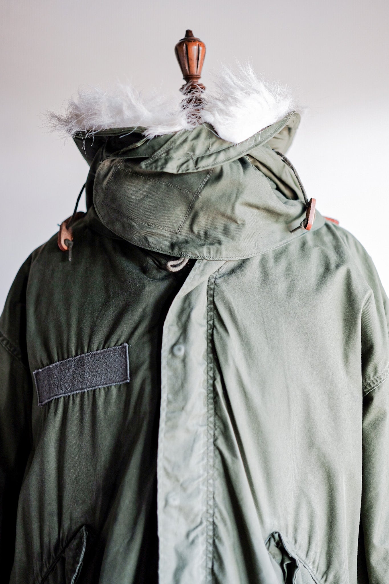 【~80's】U.S.ARMY M-65 Fishtail Parka Size.MEDIUM "Full Set"