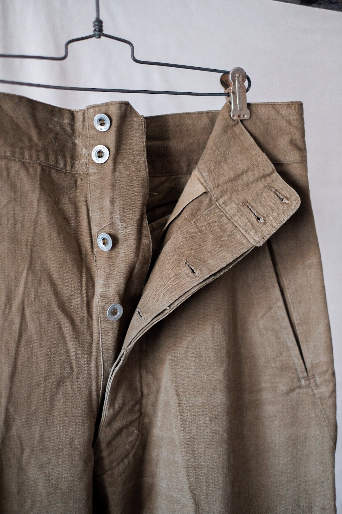 【~50's】French Army M47 Field Trousers "Motorcycle Type"