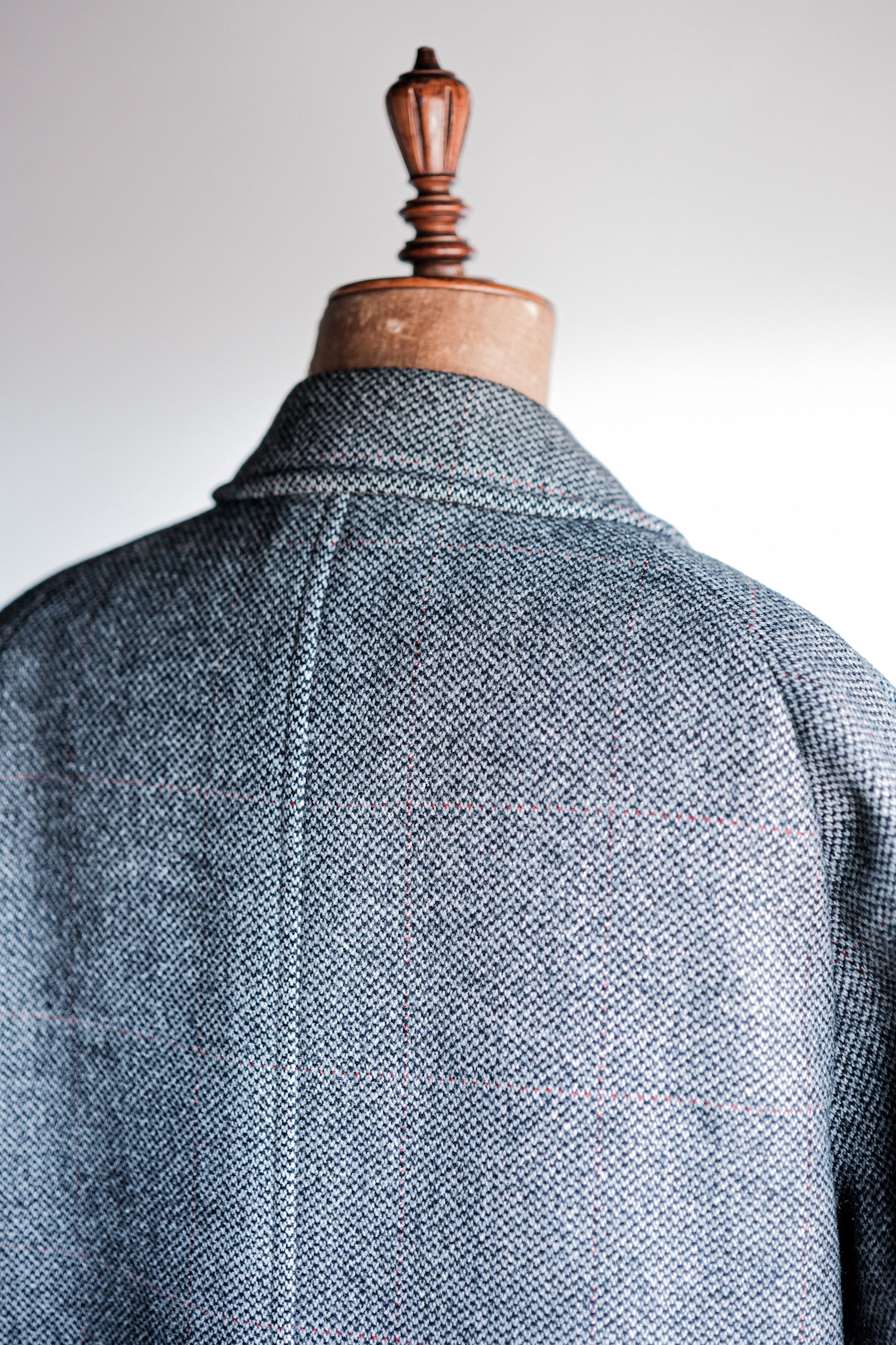 【~70's】Vintage Aquascutum Single Raglan Balmacaan Coat "SCOTTISH TWEED"
