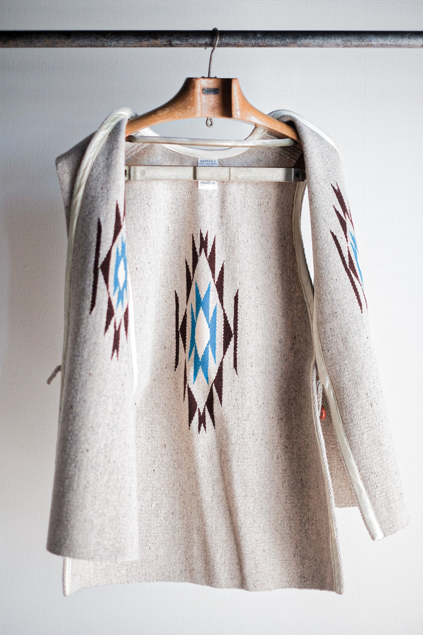 【~40's】Vintage Ortega's Chimayo Wool Vest