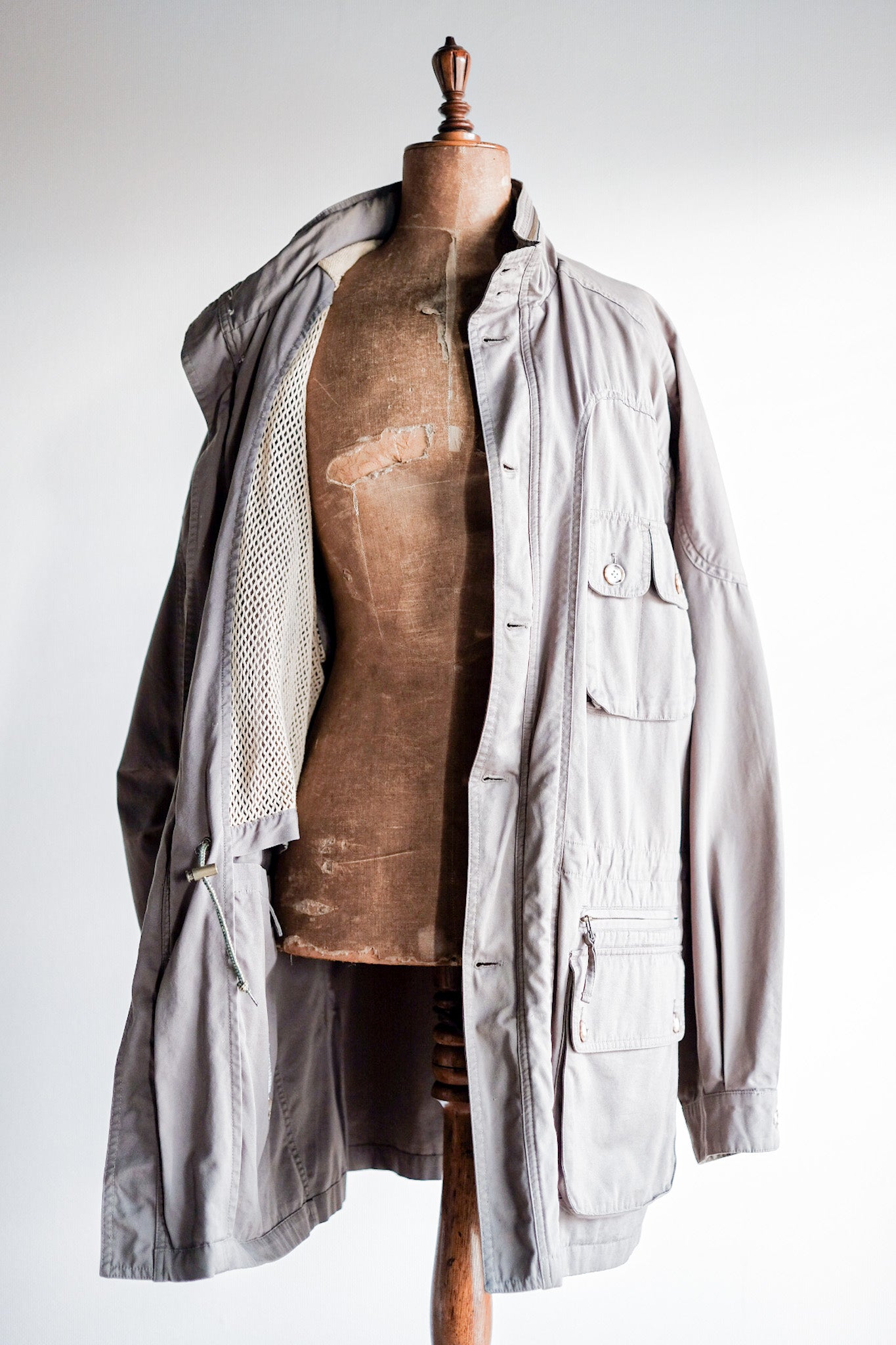 【~90's】Willis&Geiger Bush Poplin Safari Jacket Size.L-TALL