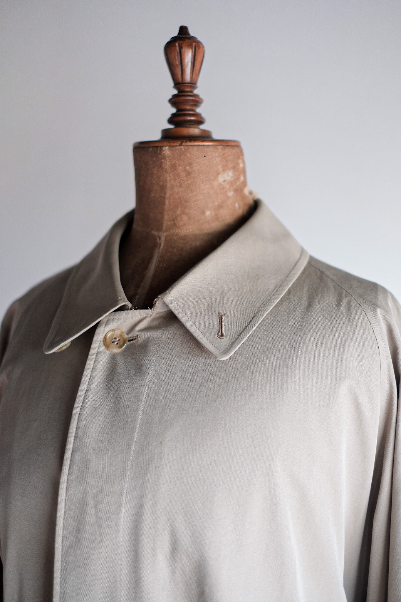 【~80's】Vintage Burberry Single Raglan Rider Coat C100 "HANS ALFRED TERNER 別注"
