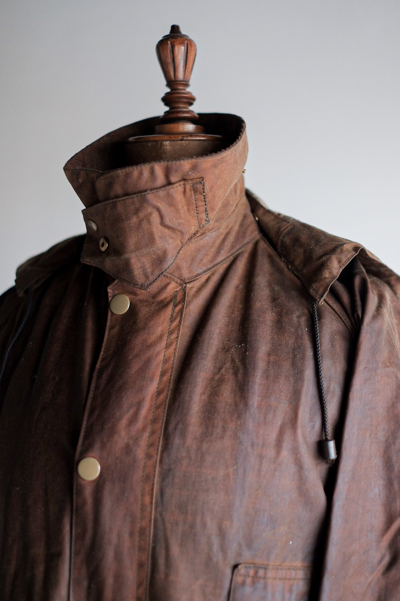 【~60's】Vintage Barbour "Solway Zipper" Yellow Label