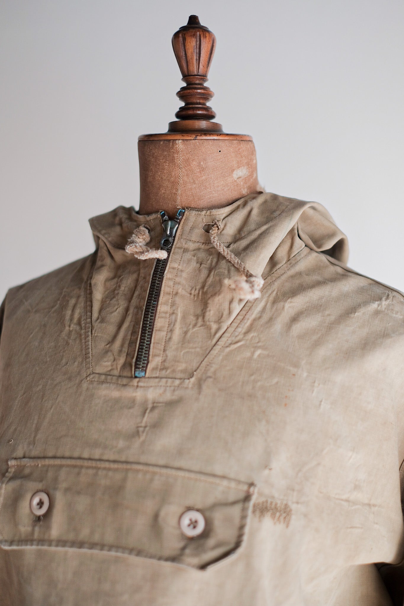 【~40's】French Army Mountain Troopers Rubber Smock