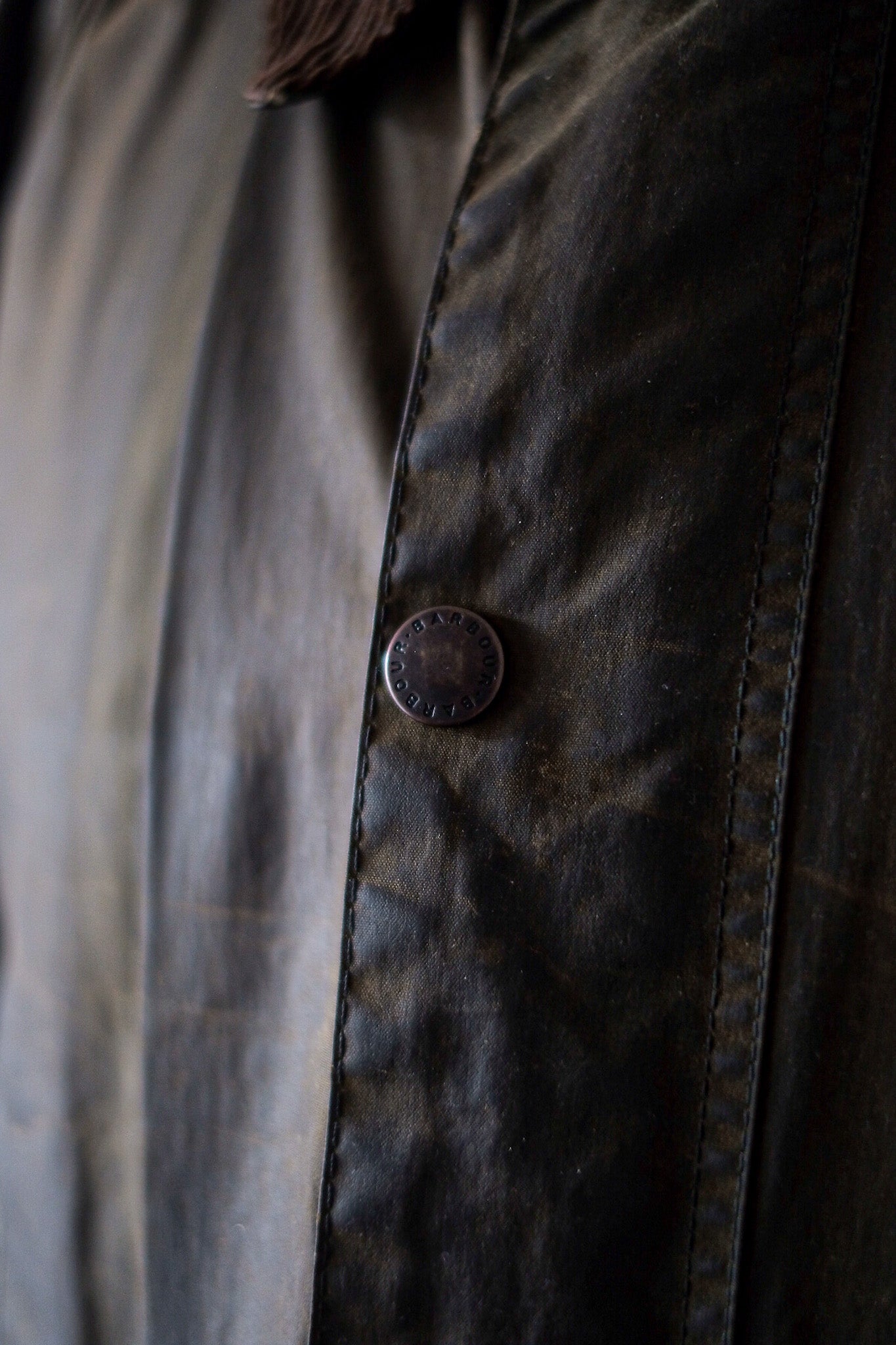【~90's】Vintage Barbour "BEDALE" 3 Crest Size.40