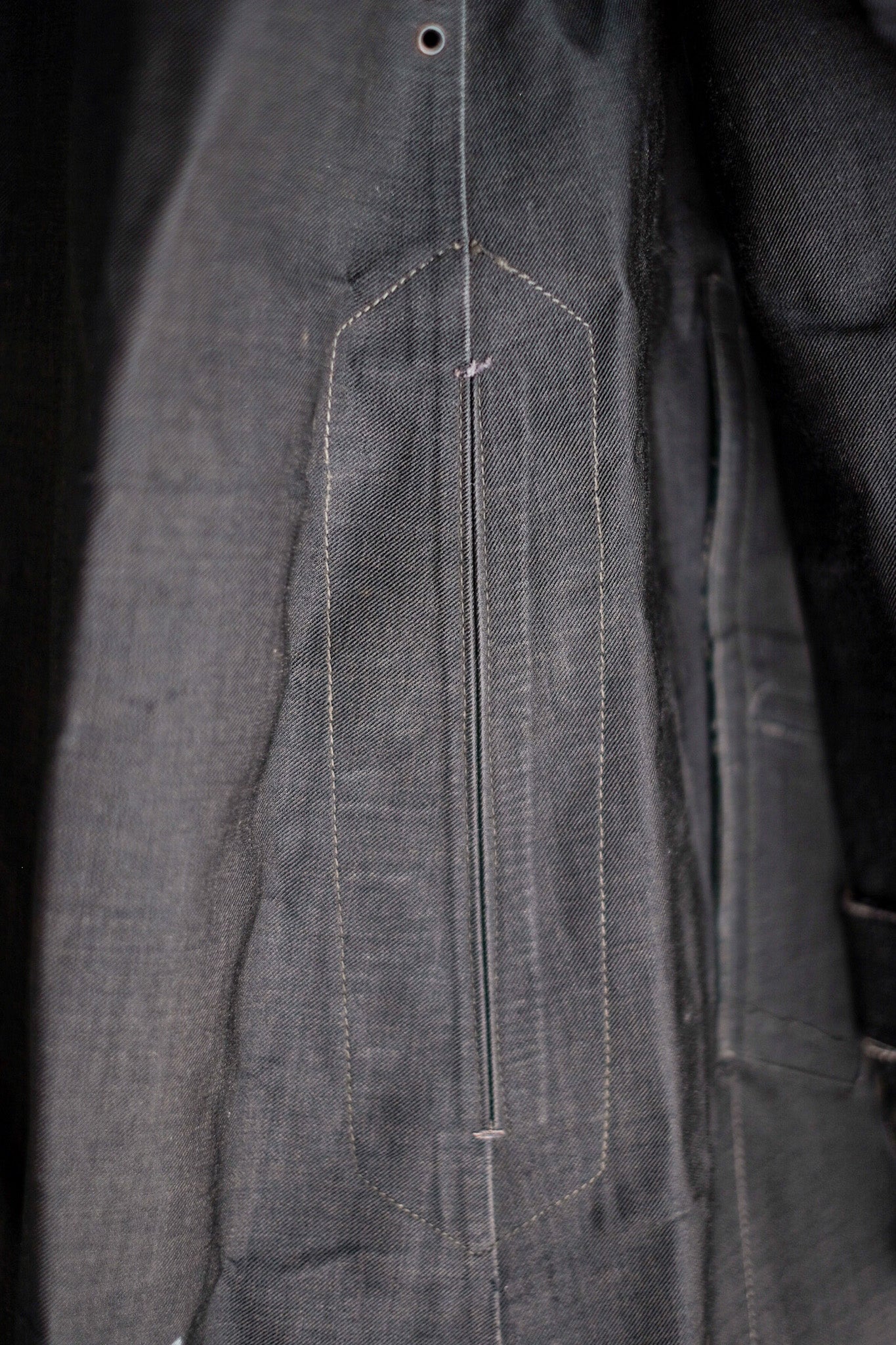 【Early 20th C】French Antique Rubber Raincoat
