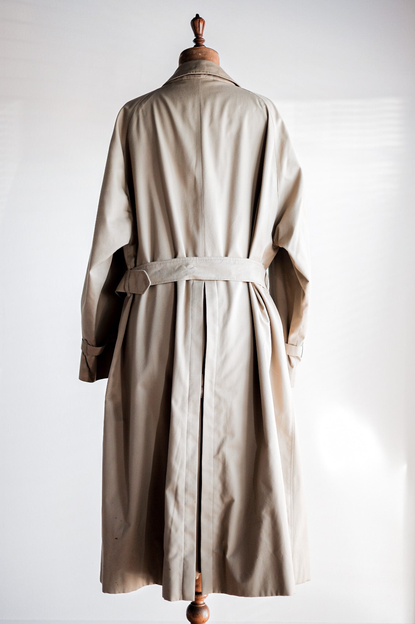 【~80's】Vintage Burberry's Single Raglan Rider Coat Size.52RL