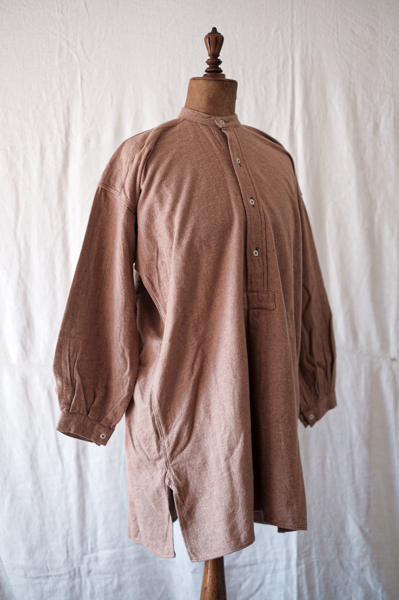 【~40's】French Vintage Grandpa Shirt