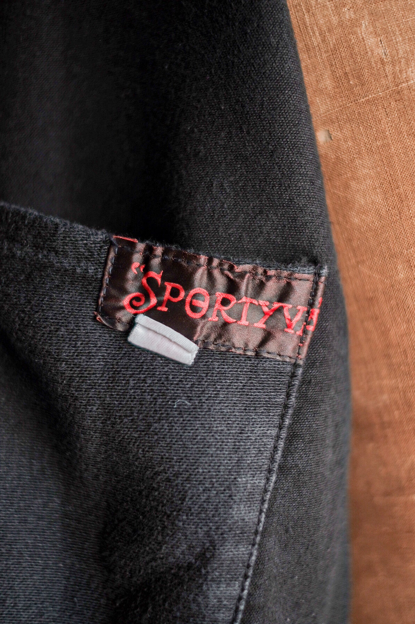 【~50's】French Vintage Black Moleskin Work Jacket