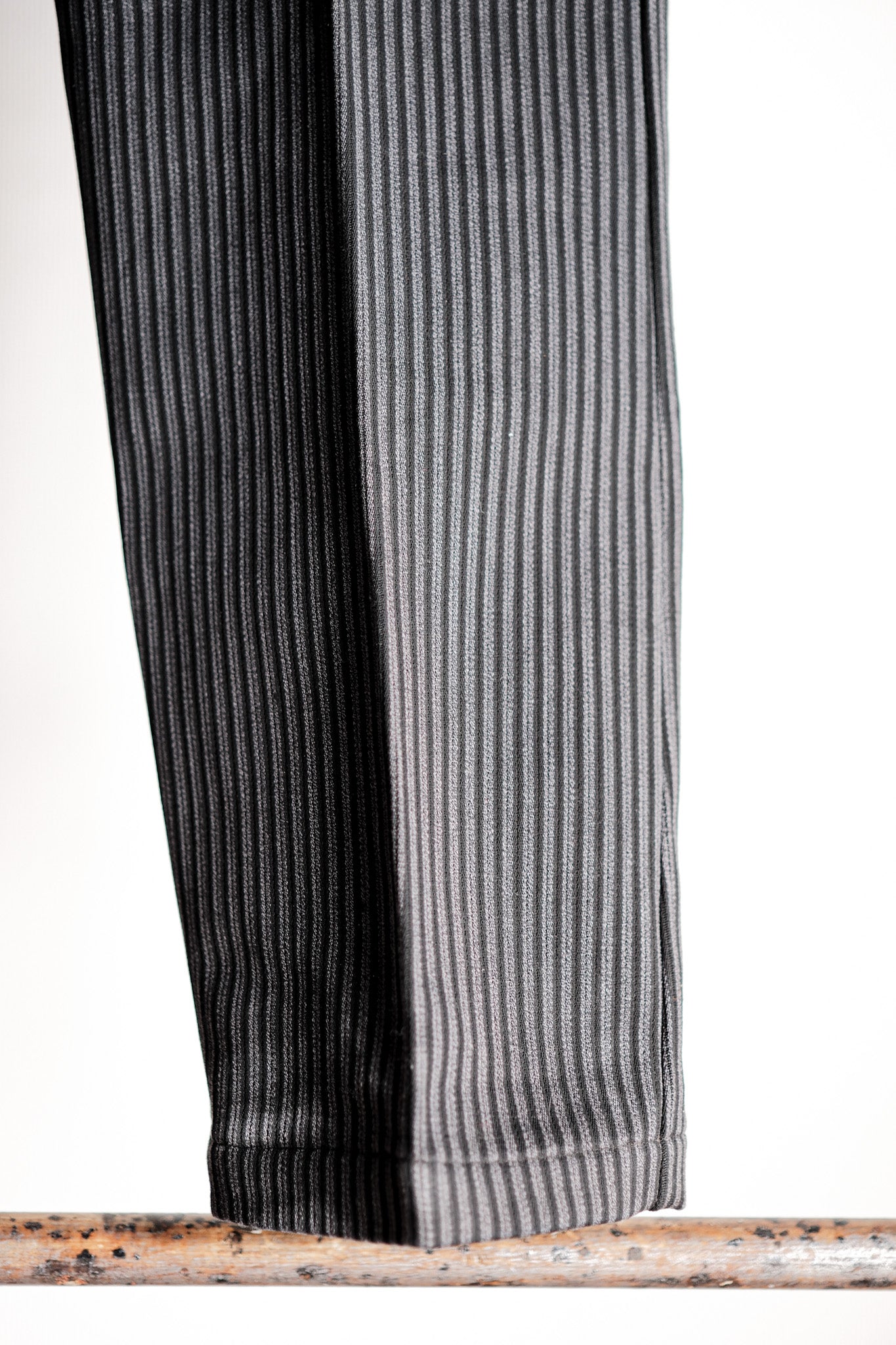 【~50's】French Vintage Cotton Striped Work Pants "Dead Stock"