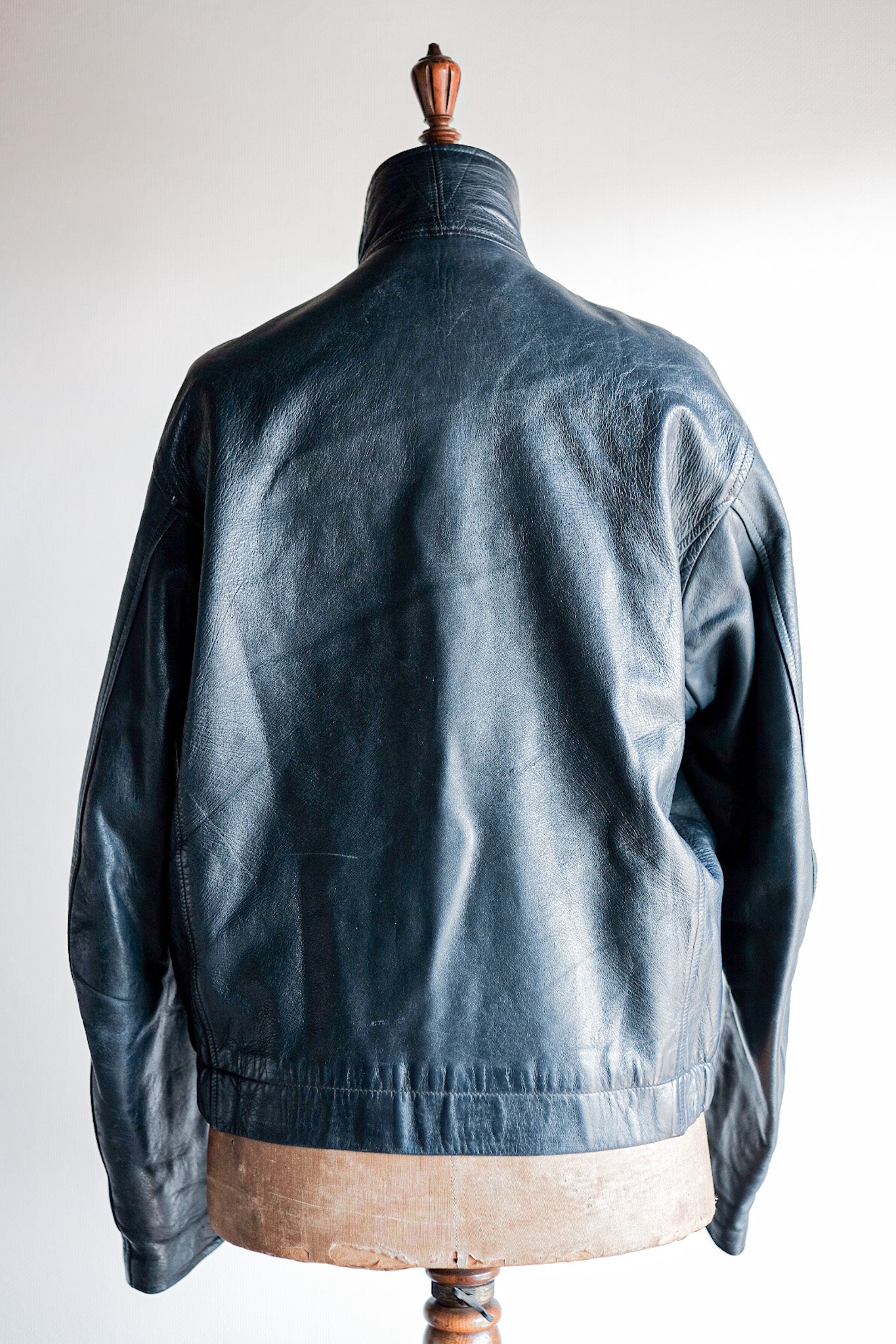 【~70's】French Air Force Pilot Leather Jacket