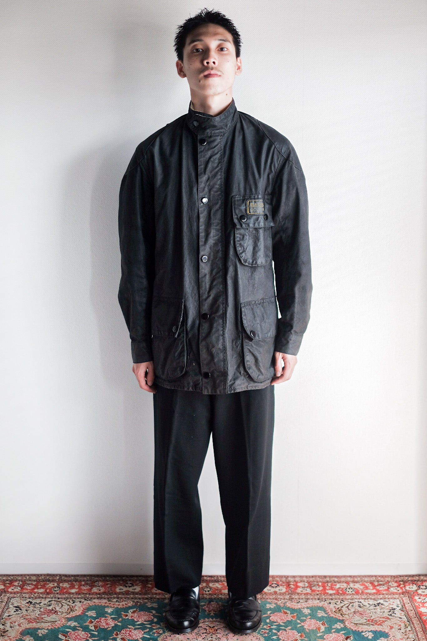 【~70's】Vintage Barbour Waxed Jacket "Unknown Model" 1 Crest
