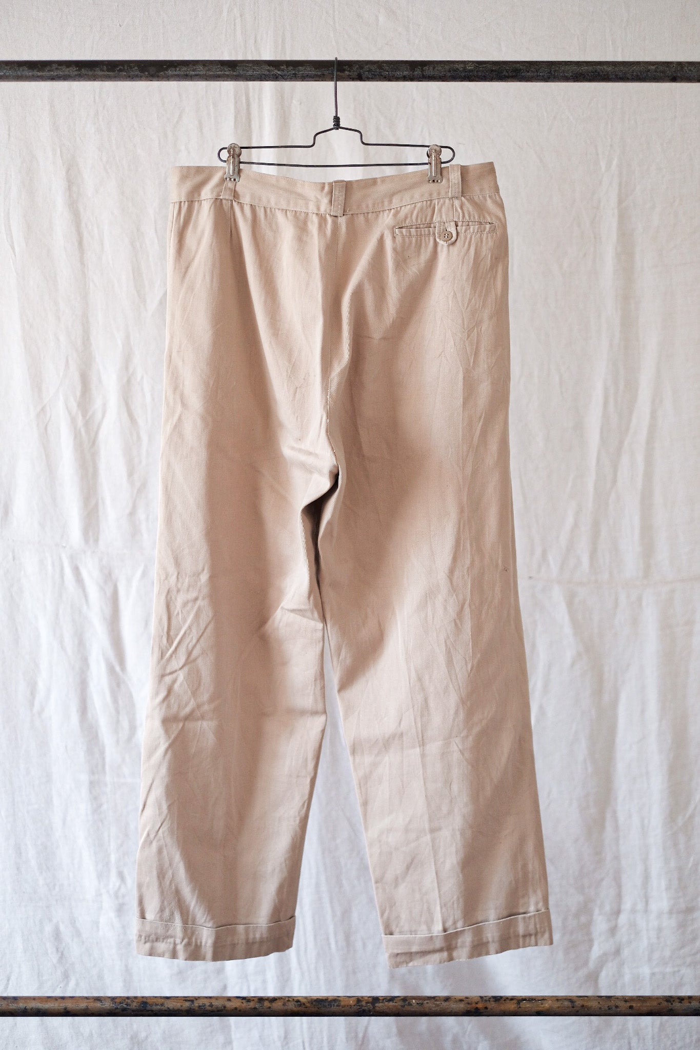 【~50's】French Vintage Chino Work Pants "Adolphe Lafont"