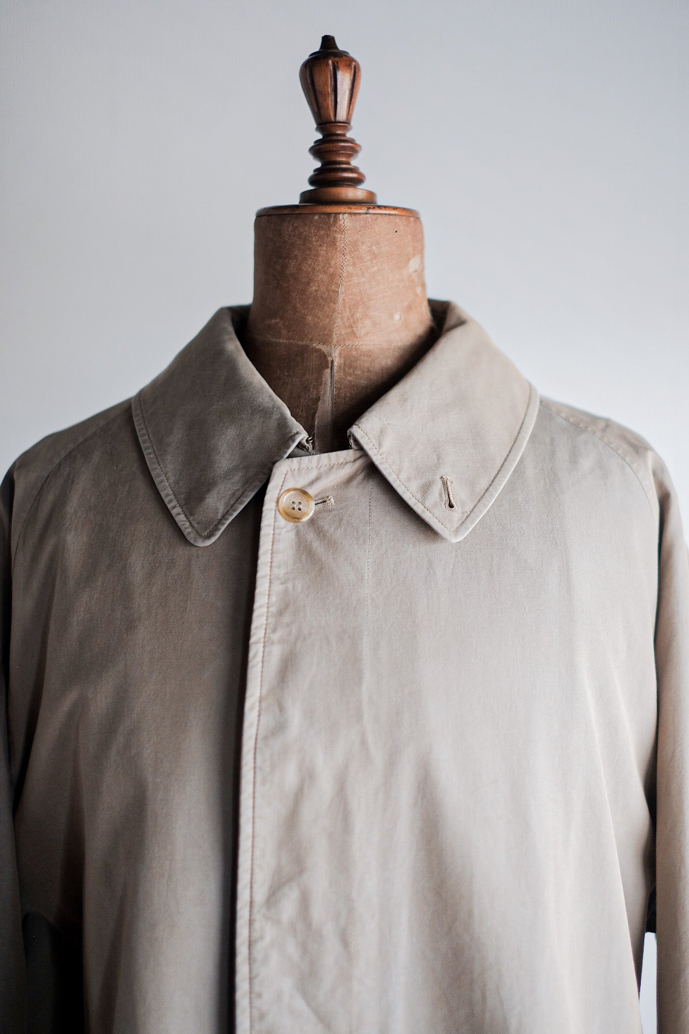 【~80's】Vintage Burberry's Single Raglan Rider Coat C100