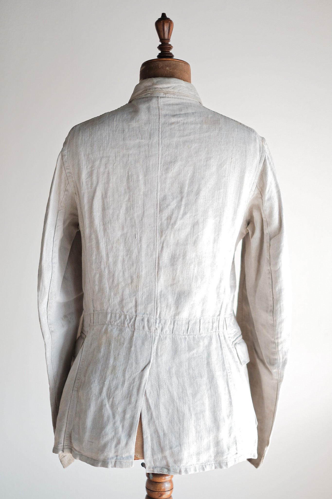 【~30's】WW2 German Army Drillich HBT Linen Jacket