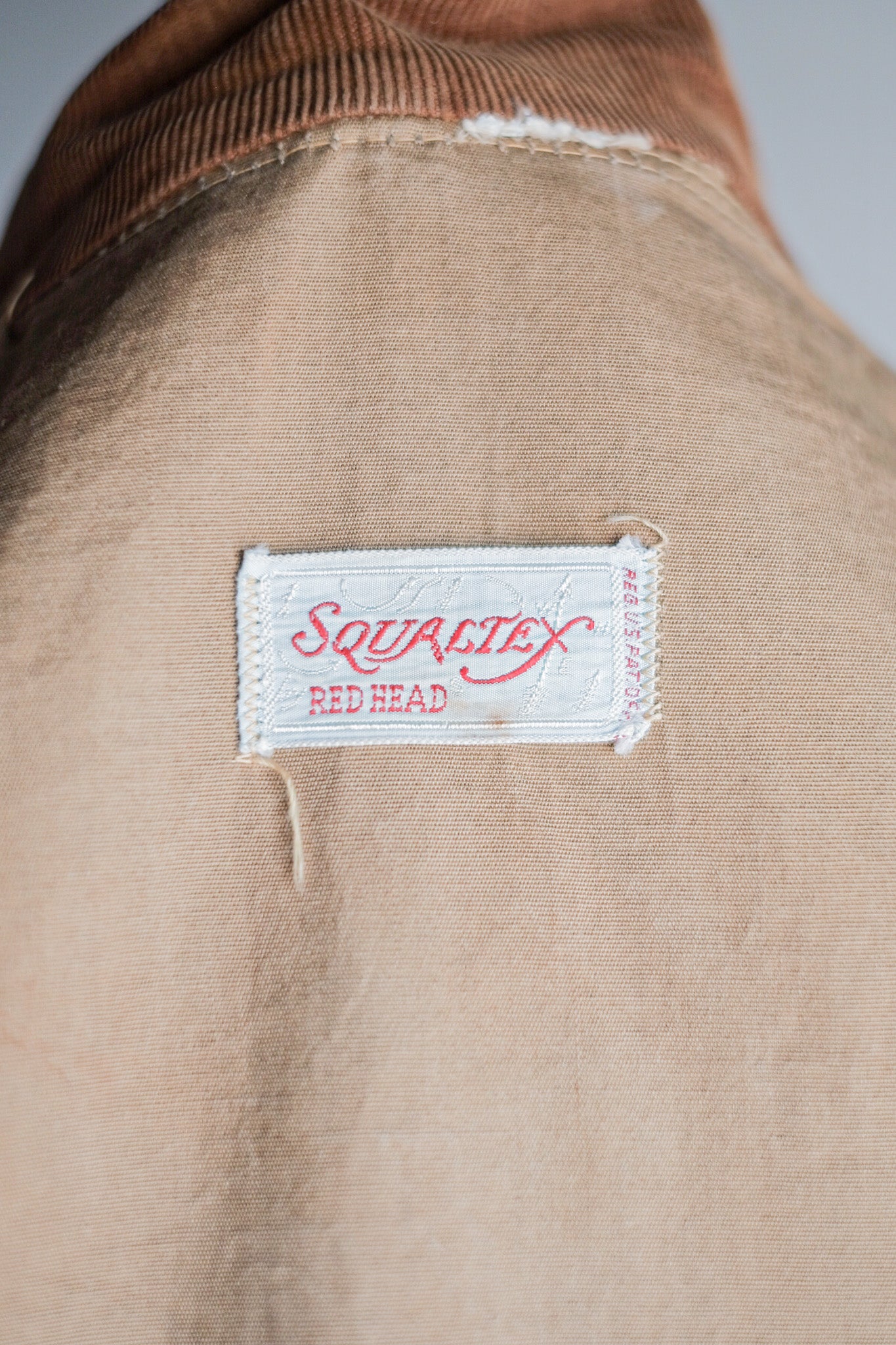 【~50's】American Vintage Hunting Jacket "Redhead Squaltex"