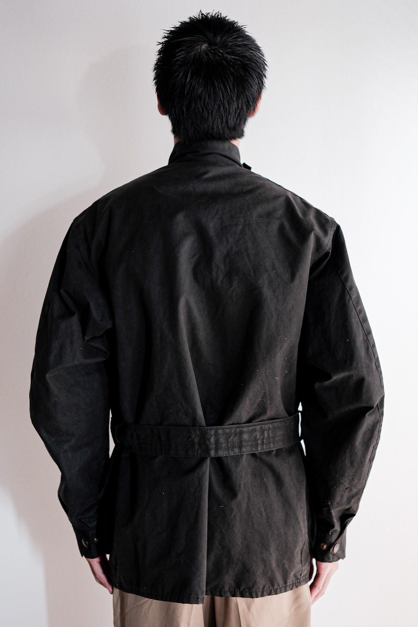 【~80's】Vintage Barbour "INTERNATIONAL SUIT" With Liner 2 Crest Size.40