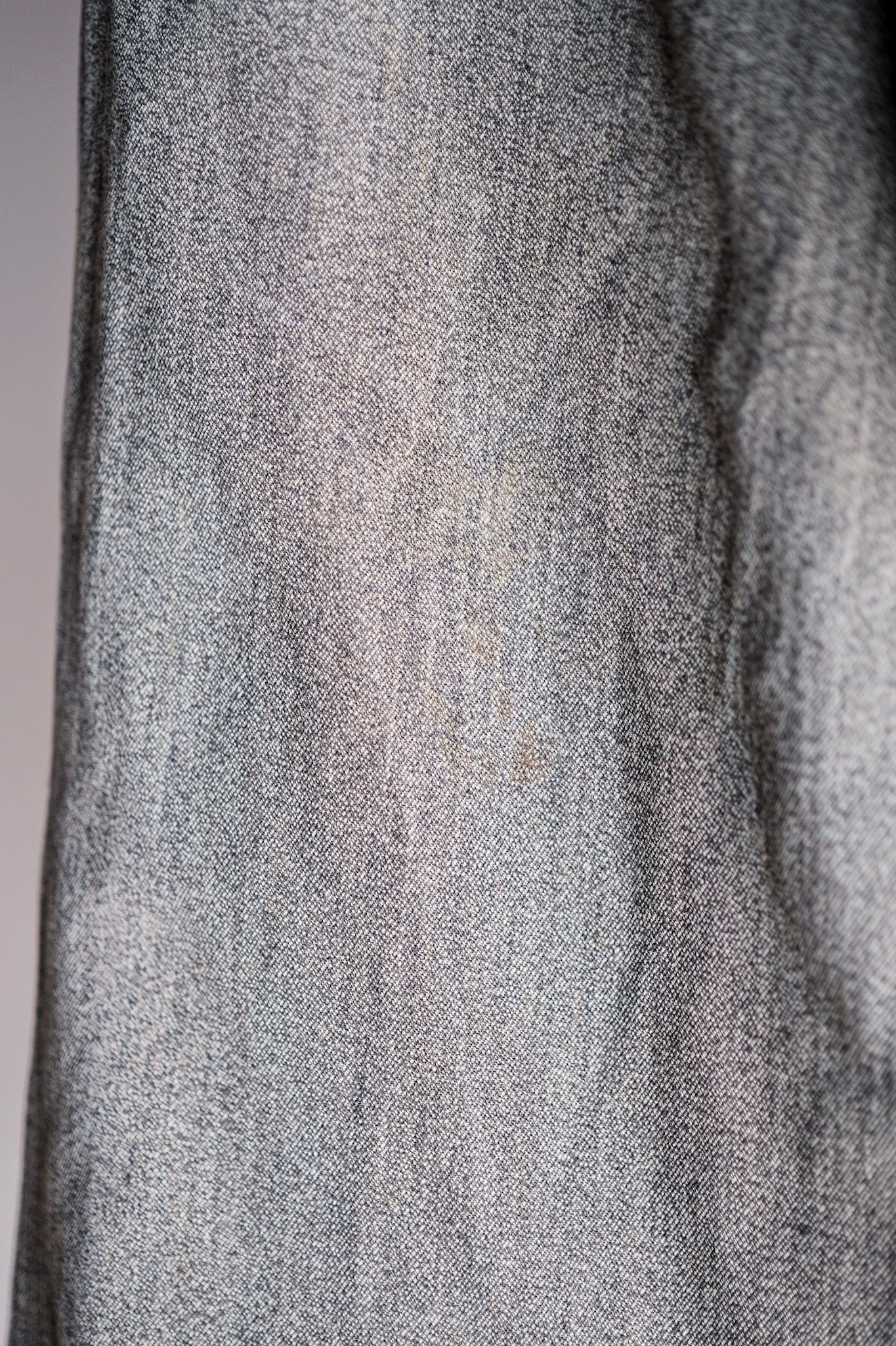 【~40's】French Vintage Black Chambray Work Pants