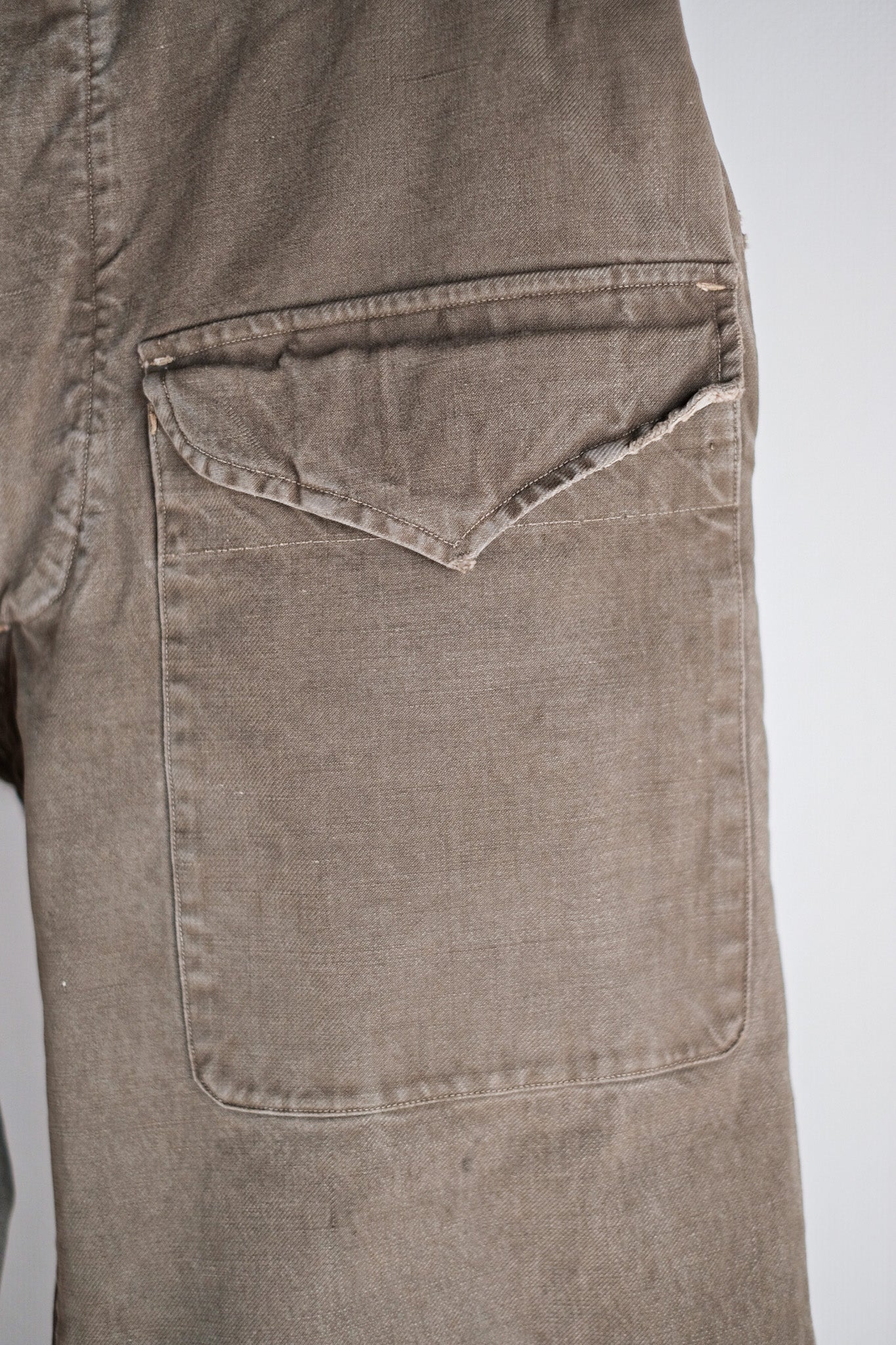 【~40's】French Army M44 Field Trousers Size.84XC