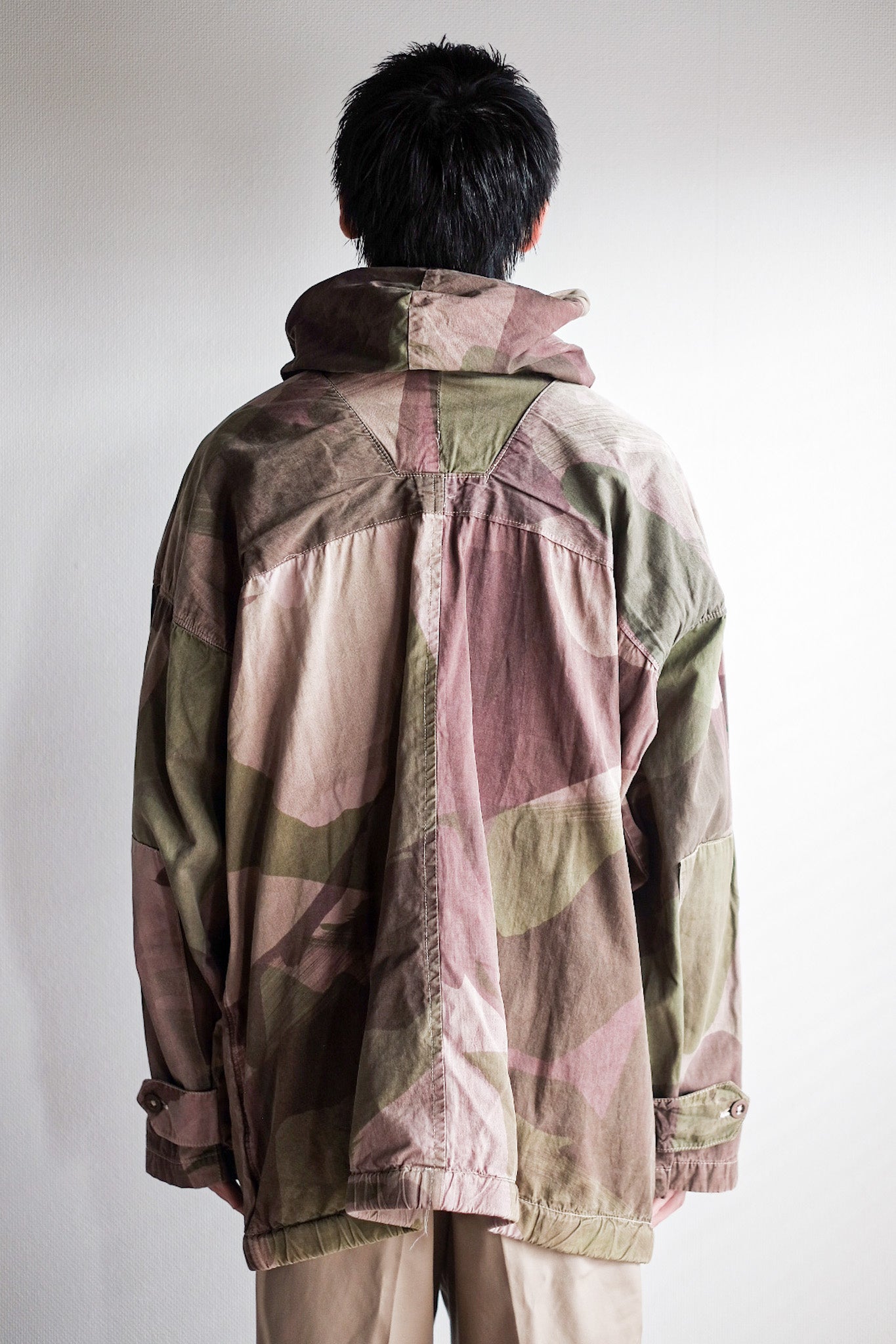 【~40's】British Army SAS Camouflaged Windproof Smock Size.7 "Dead Stock"