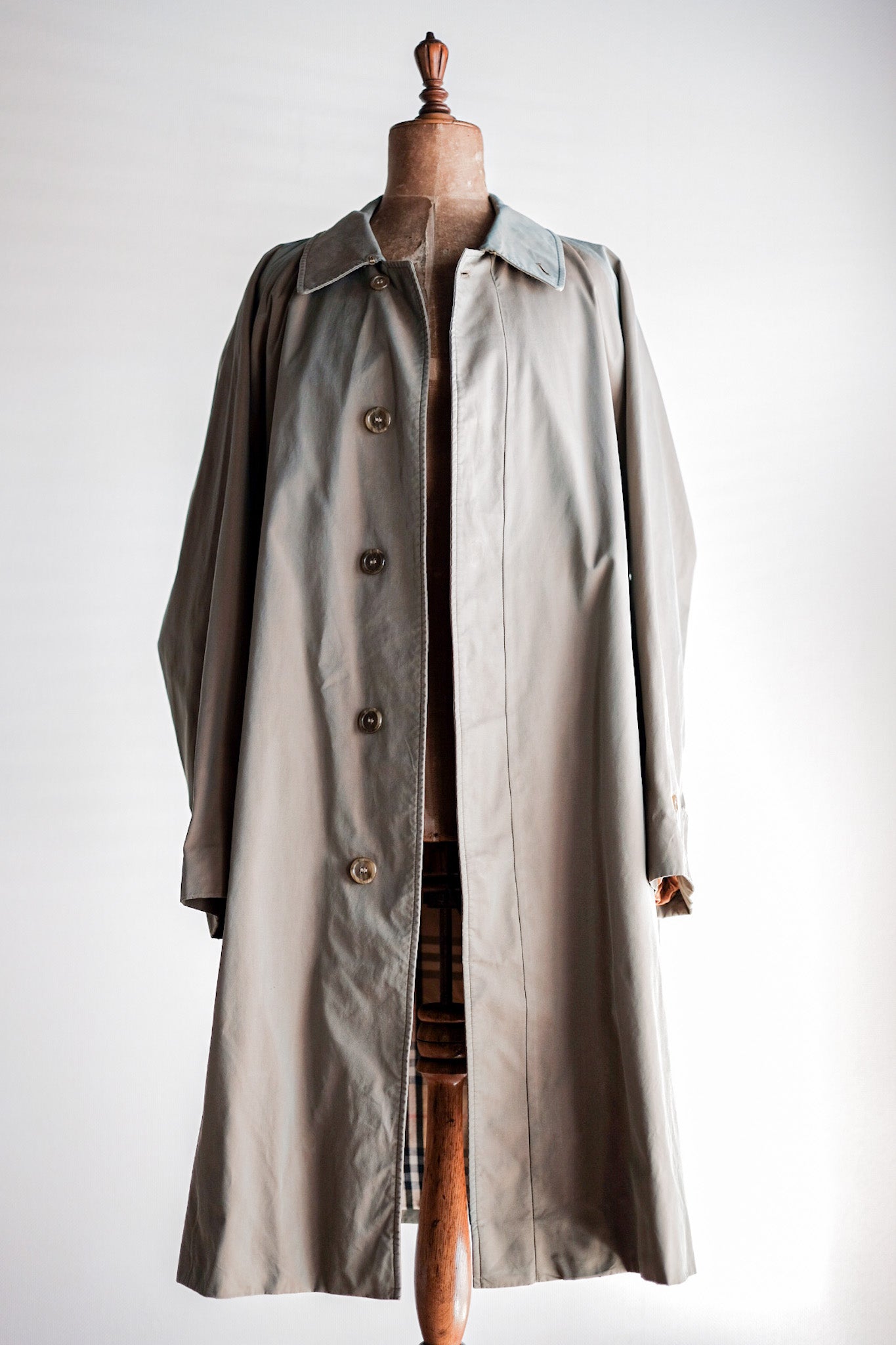 【~80's】Vintage Burberry's Single Raglan Balmacaan Coat C100 Size.58REG "TAMAMUSHI"