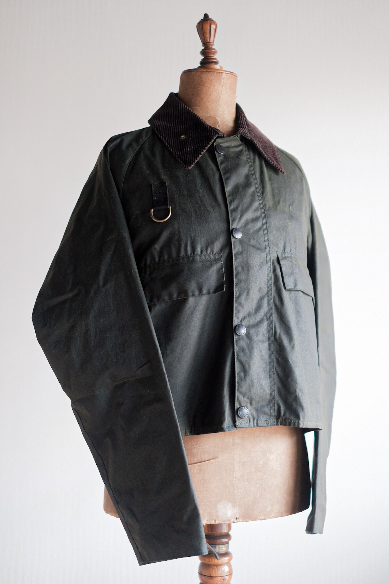 【~90's】Vintage Barbour "SPEY" 3 Crest Size.MEDIUM "Dead Stock"