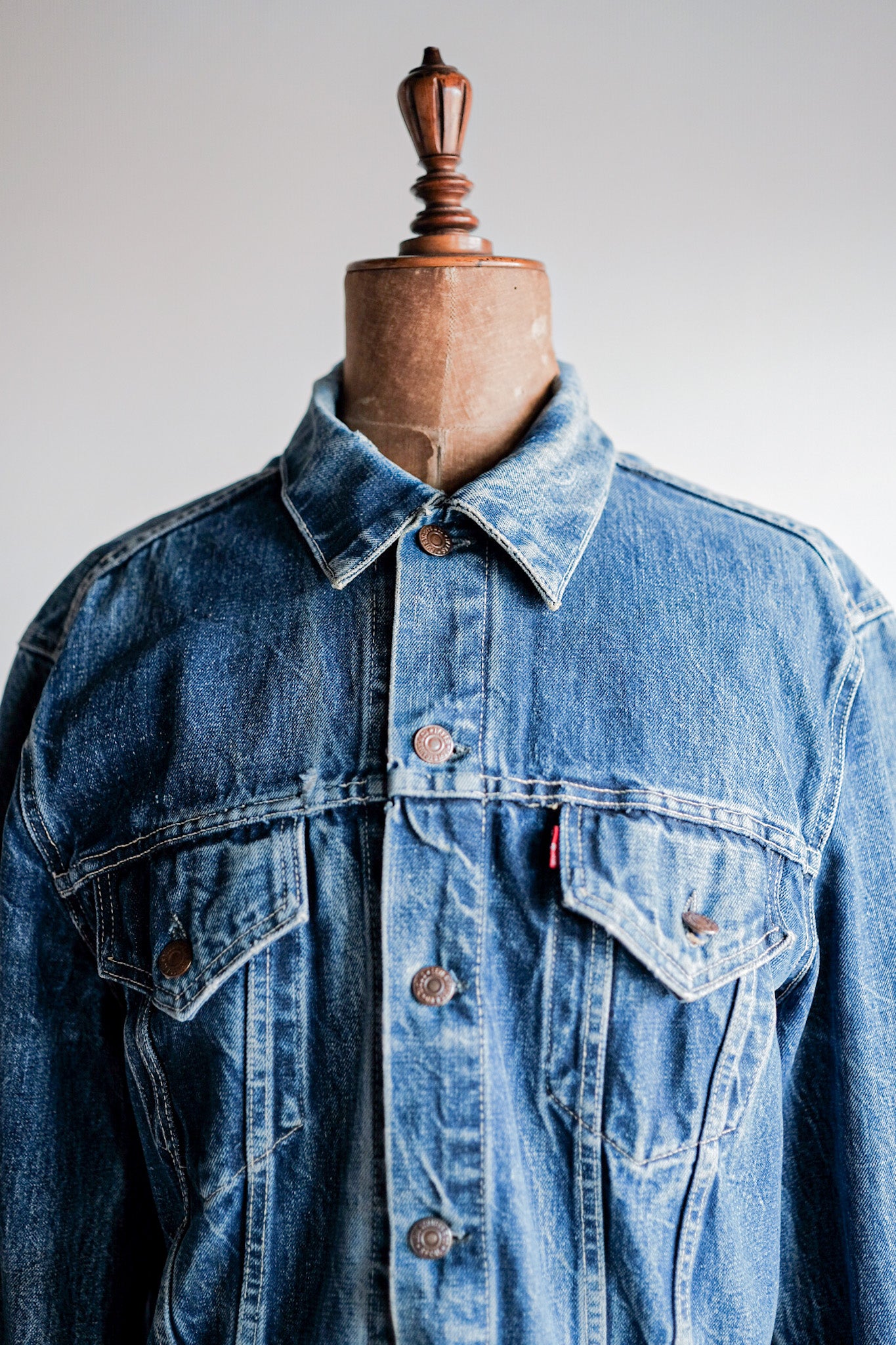 【~60's】Vintage Levi's 557 Denim Jacket "Big E"