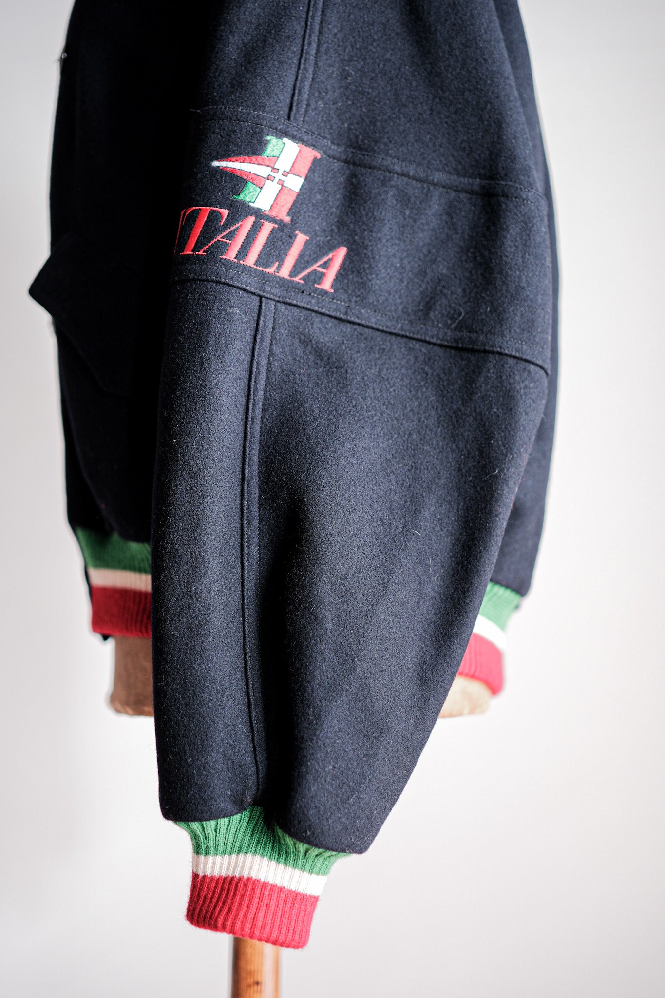 【~80's】Old Gucci Double Breasted Italian Wool Blouson Size.50