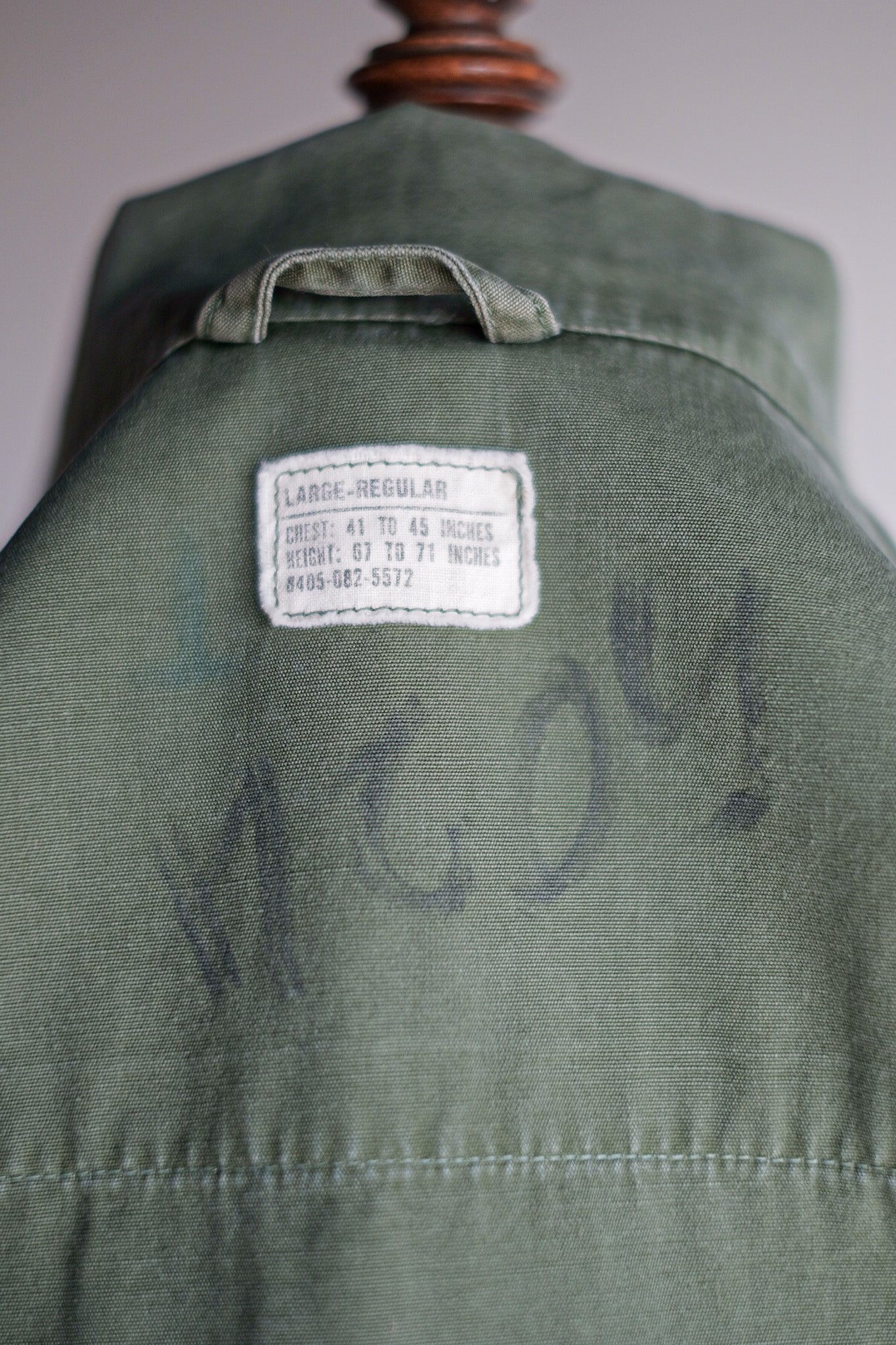 【~60's】US Army Jungle Fatigue Jacket "3rd Type" Size.LARGE-REGULAR