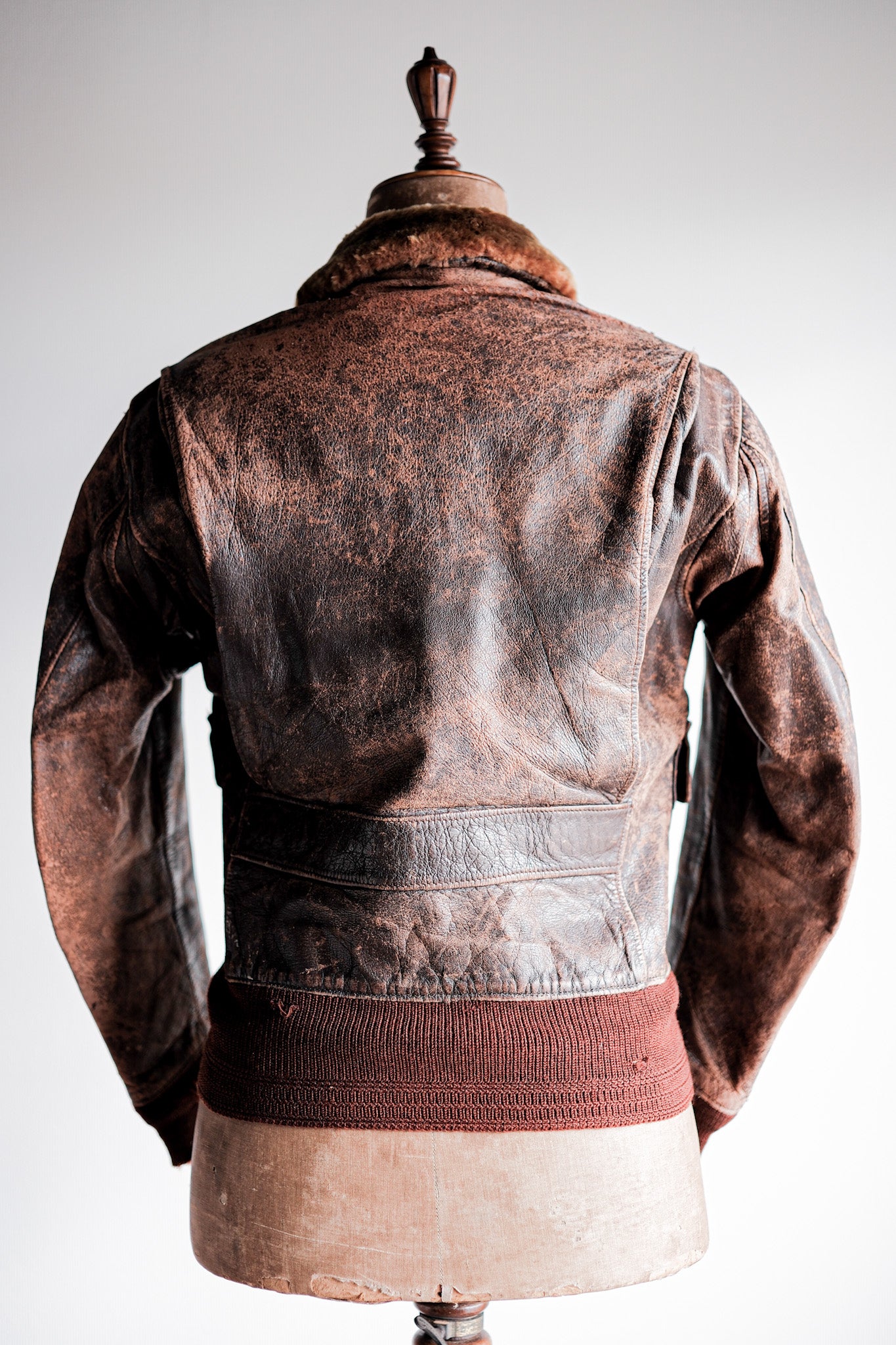 【~40's】U.S.NAVY M-422A Leather Flight Jacket