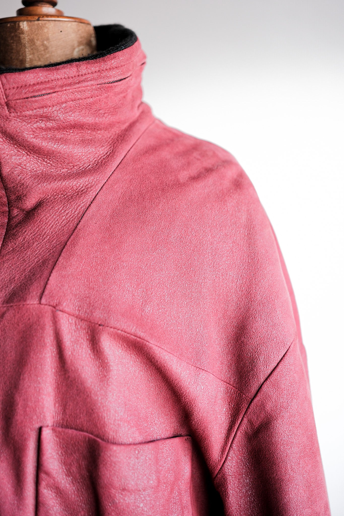【~90's】Old SERAPHIN Leather Reverseable Jacket Size.50