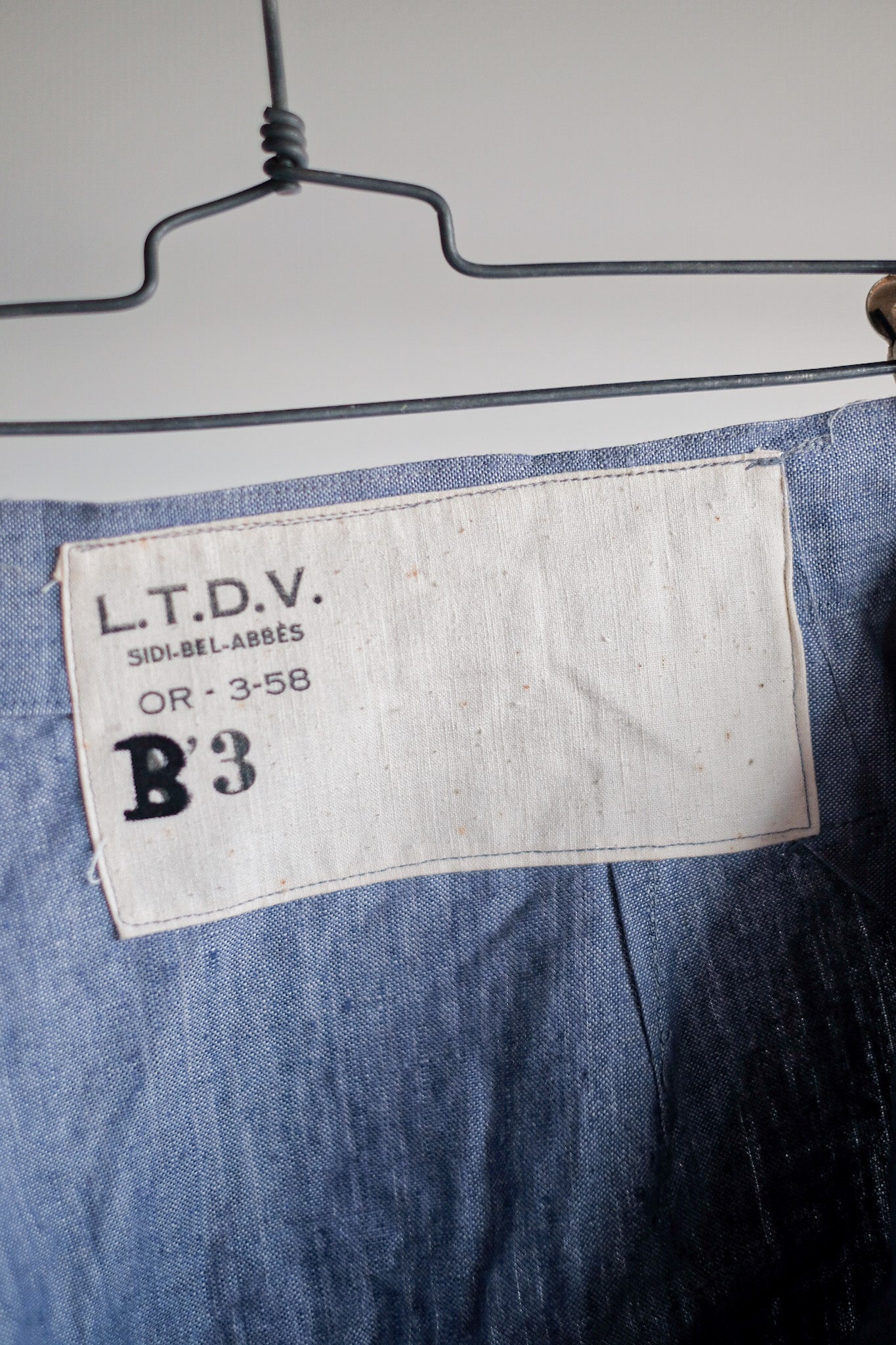 【~50's】French Navy Ramie Linen Sailor Pant "Dead Stock"