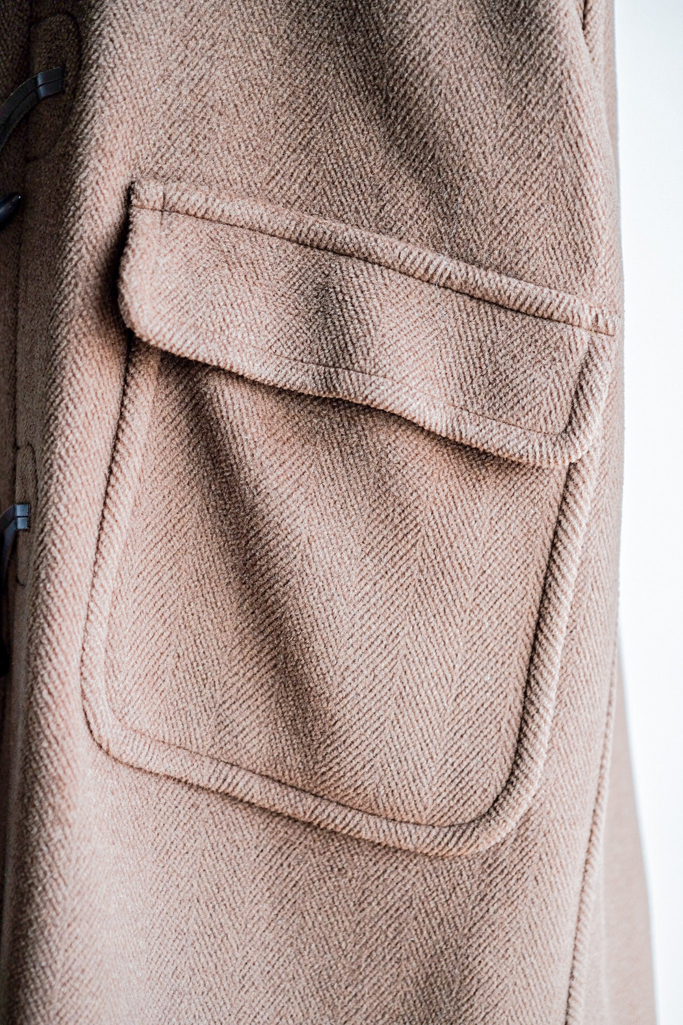 【~90's】Old INVERTERE Wool Duffle Coat "Moorbrook"