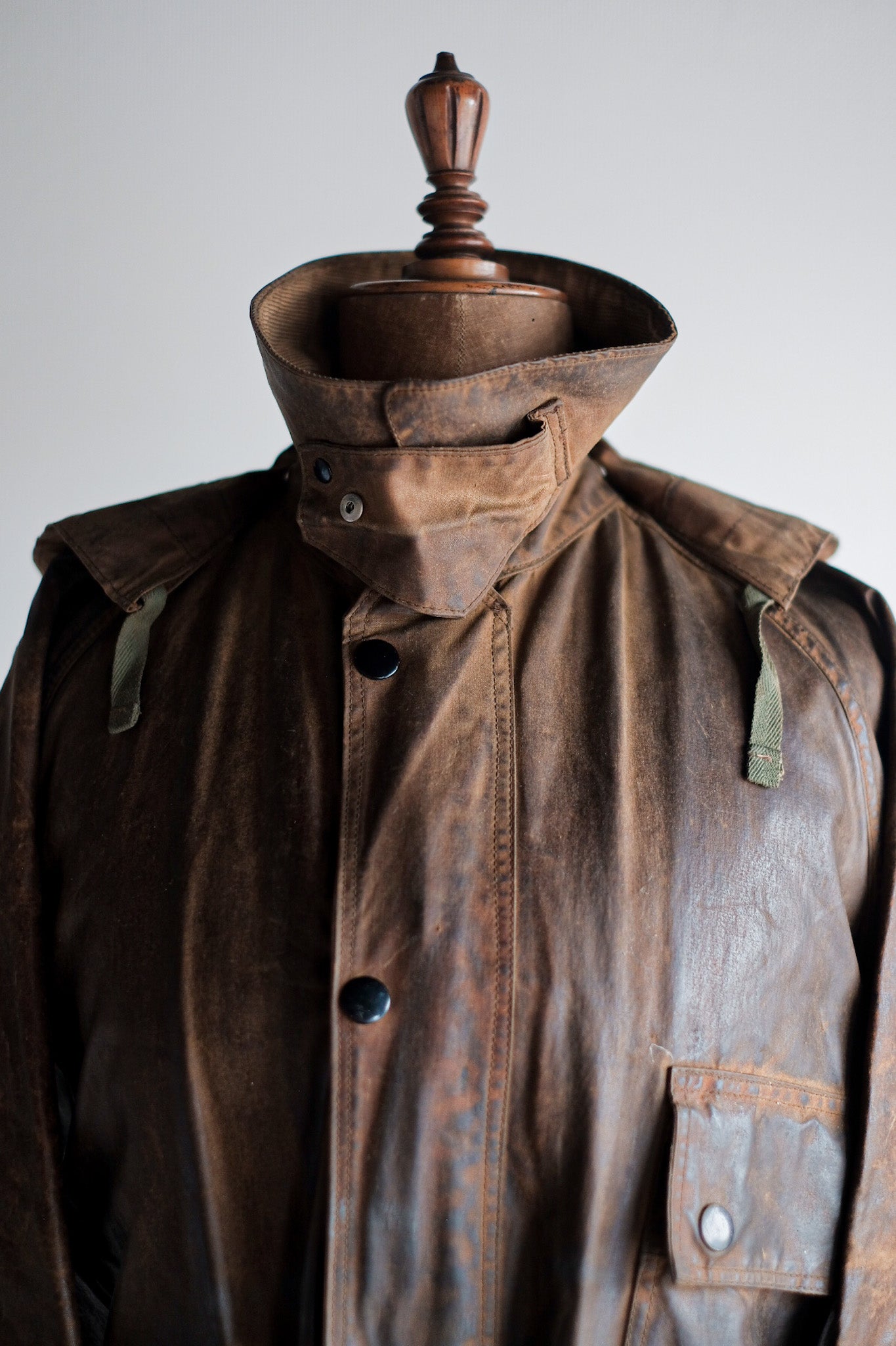 【~40's】Vintage Barbour "Solway Zipper" White Label