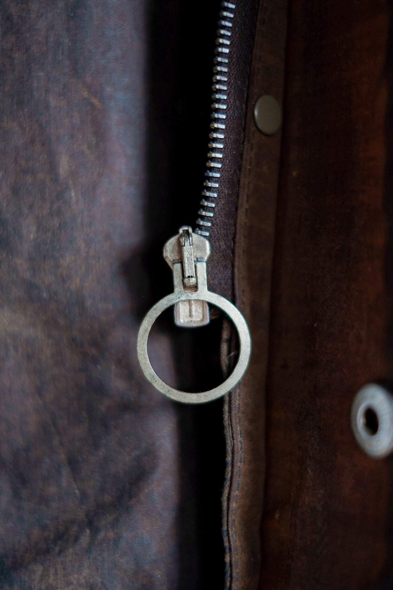 【~60's】Vintage Barbour "Solway Zipper" Yellow Label