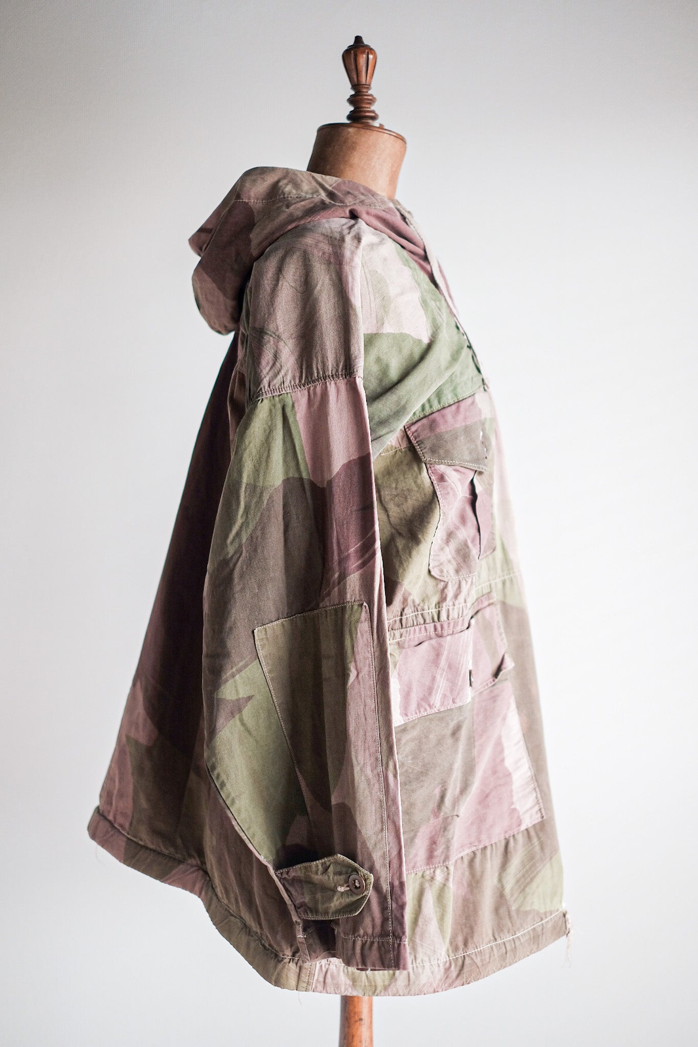 【~40's】British Army SAS Camouflaged Windproof Smock Size.7 "Dead Stock"